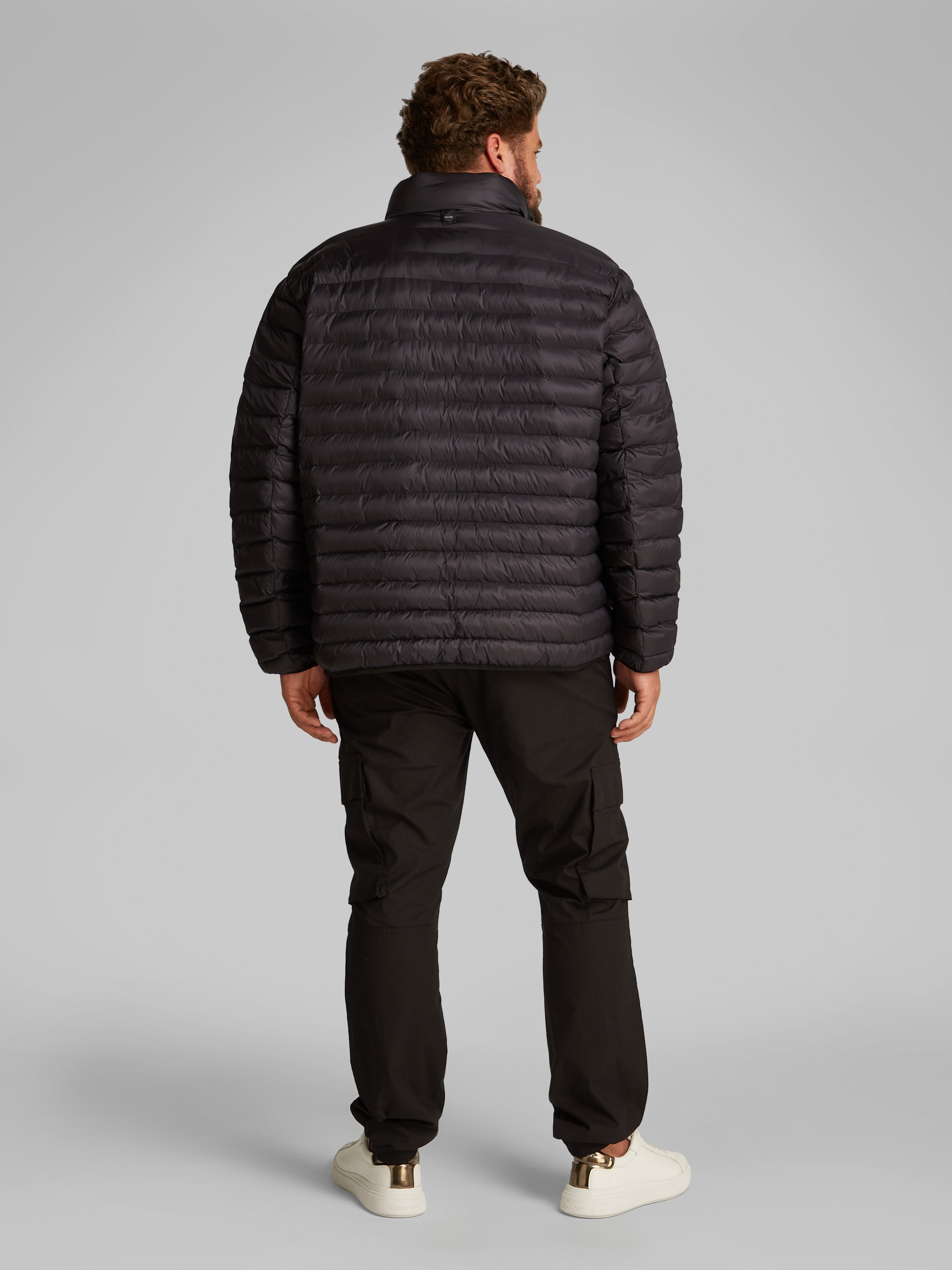 Calvin Klein Big&Tall Steppjacke »BT_LW QUILT JACKET«, in Grossen Grössen mit Logopatch