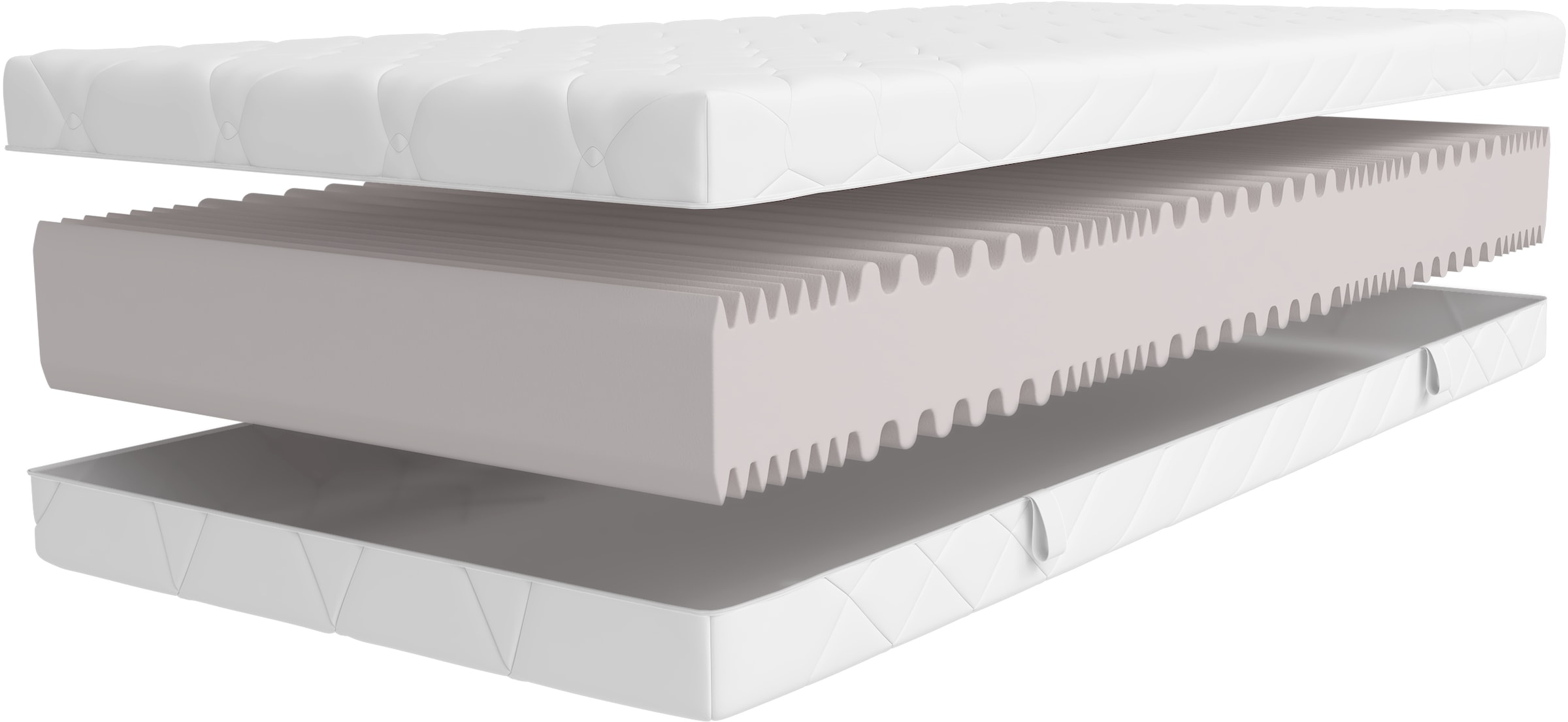 GOODproduct Komfortschaummatratze »Luxus 20, 7 Zonen Matratze 90x200 cm, 140x200 cm & weitere Grössen« 20 cm hoch Raumgewicht: 30 kg/m³ 1-tlg., 1 Stk. tlg. Wendematratzen H2 / H3 / H4, ergonomisch, atmungsaktiv