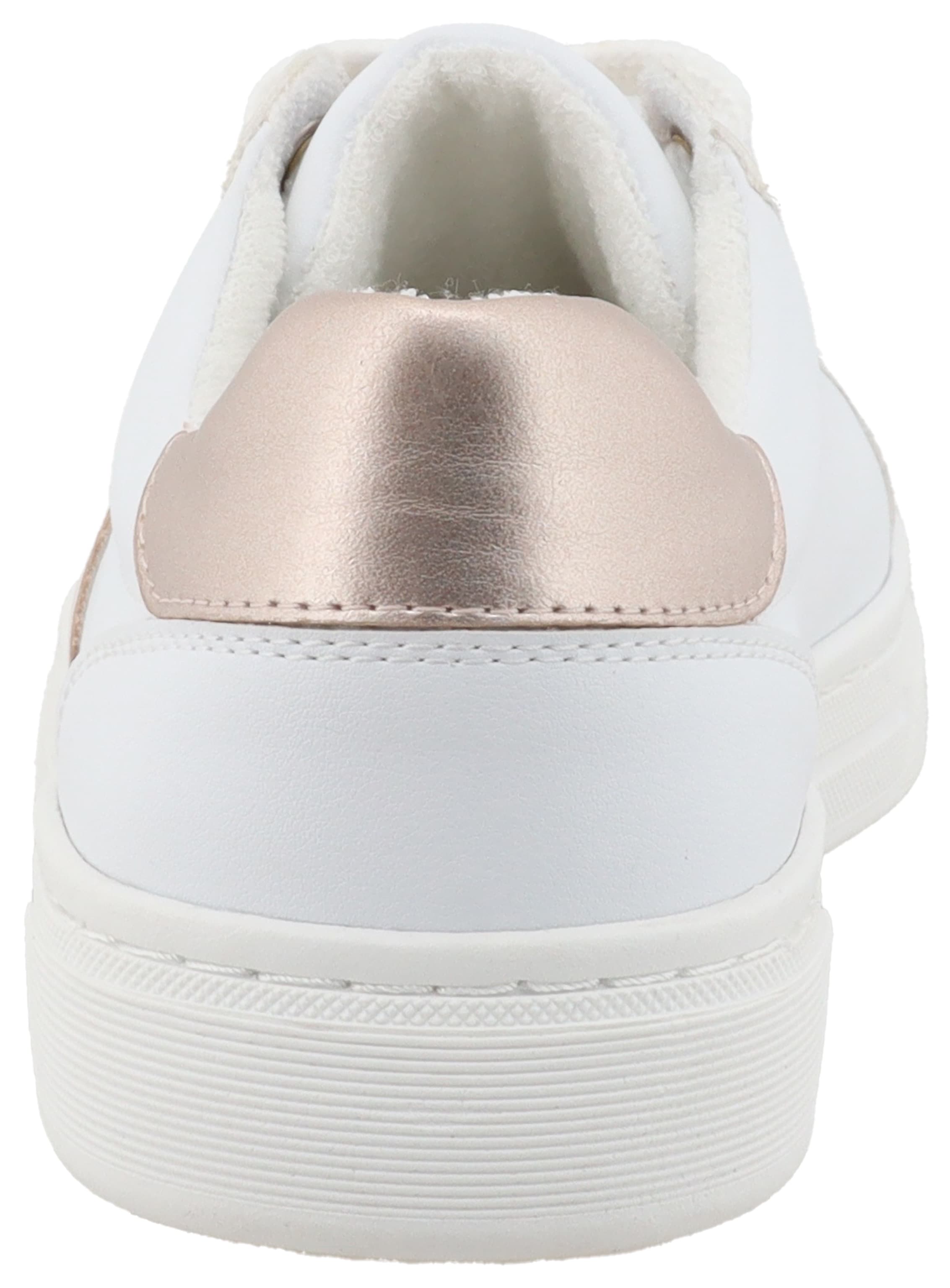 TOM TAILOR Sneakers  , Freizeitschuh, Halbschuh, Schnürschuh, Kontrastbesatz an der Ferse