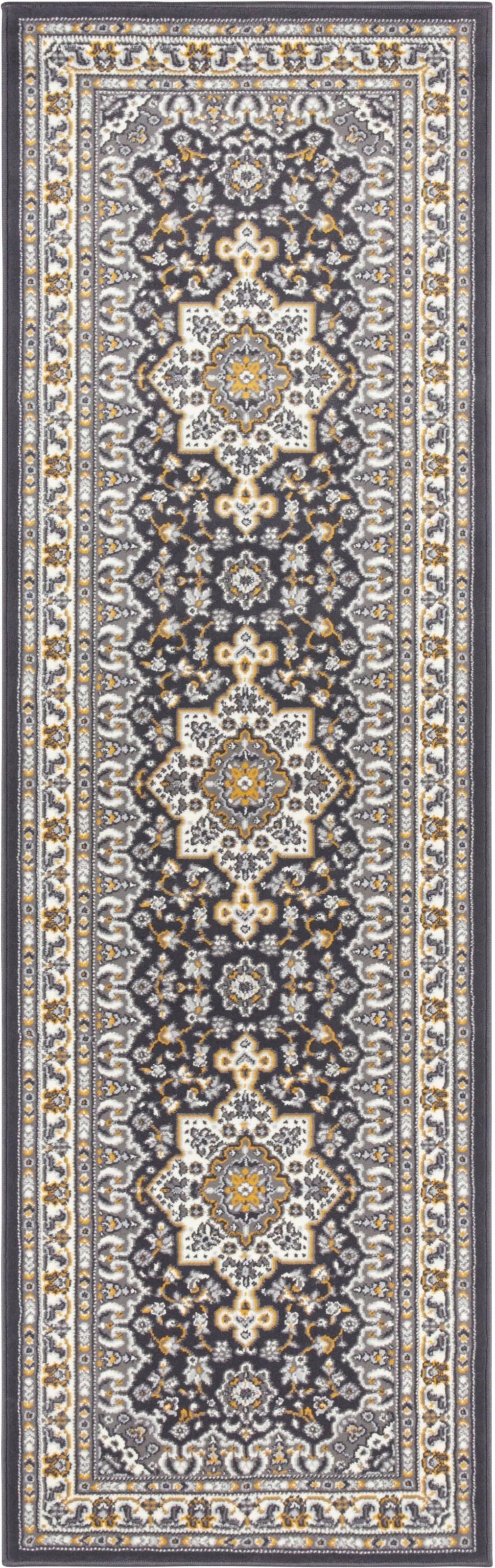 NOURISTAN Teppich »Parun Täbriz«, rechteckig, 9 mm Höhe, Kurzflor, Orient, Läufer, Vintage, Esszimmer, Wohnzimmer, Flur