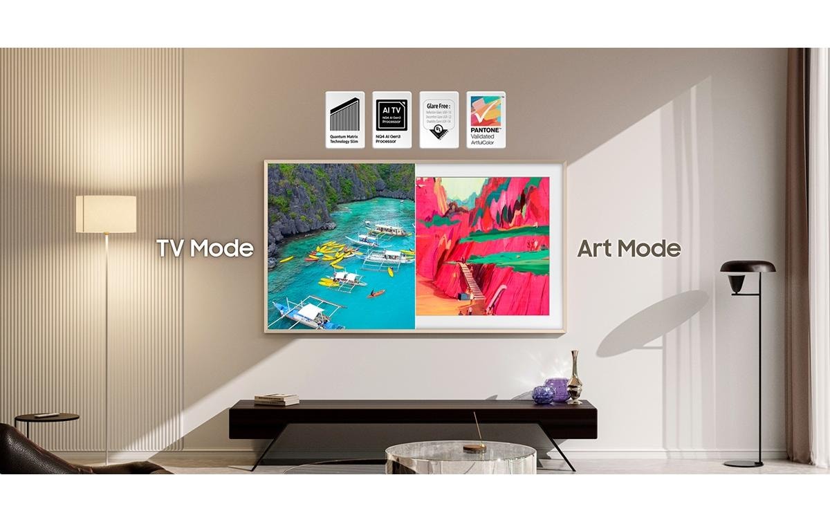 Samsung Téléviseur QLED »QE75LS03FW« 189 cm/75 ″