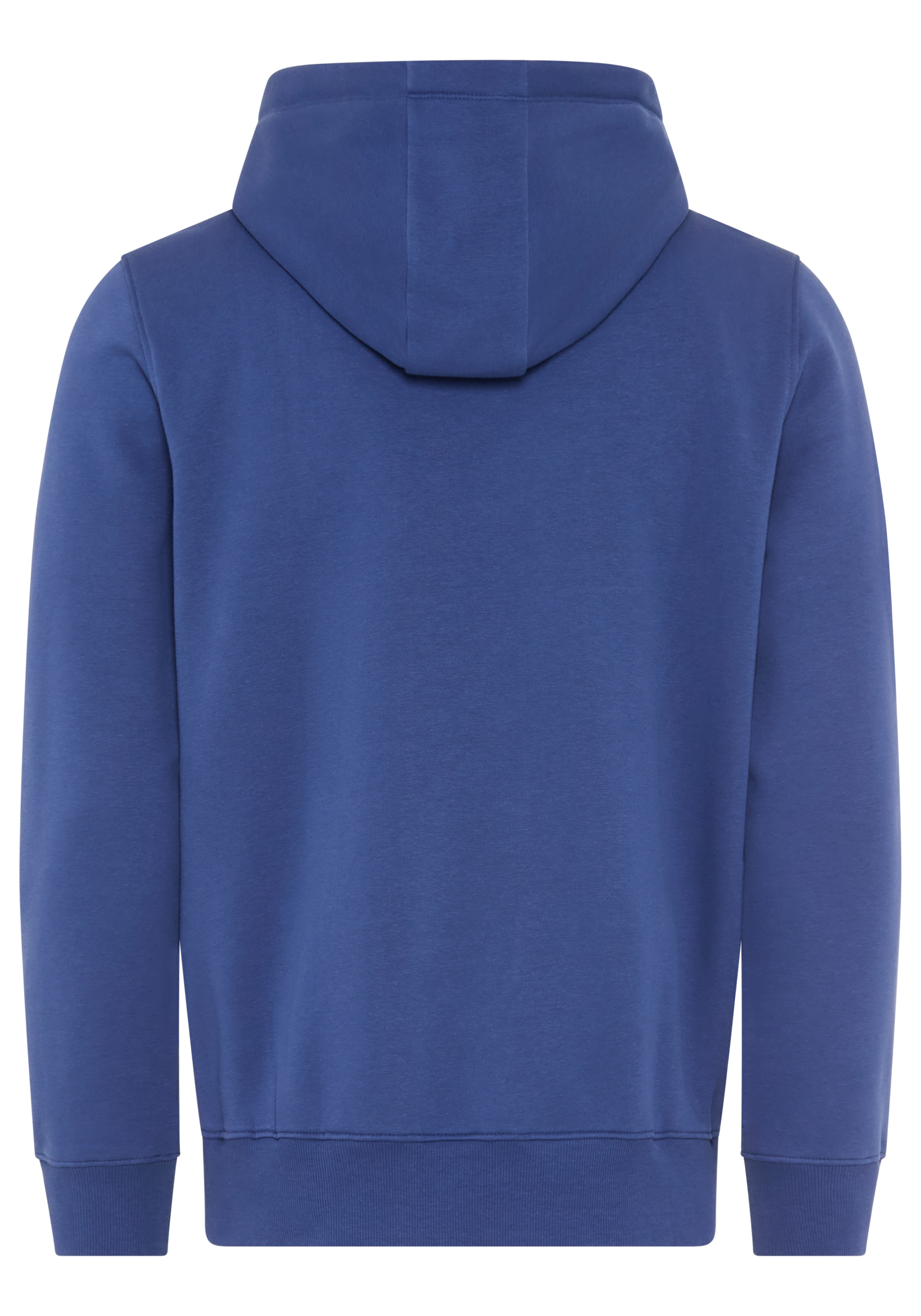 DELMAO Veste sweat mit Kapuze, mit Kordelzug, aus angerauter Sweatware, mit Langarm