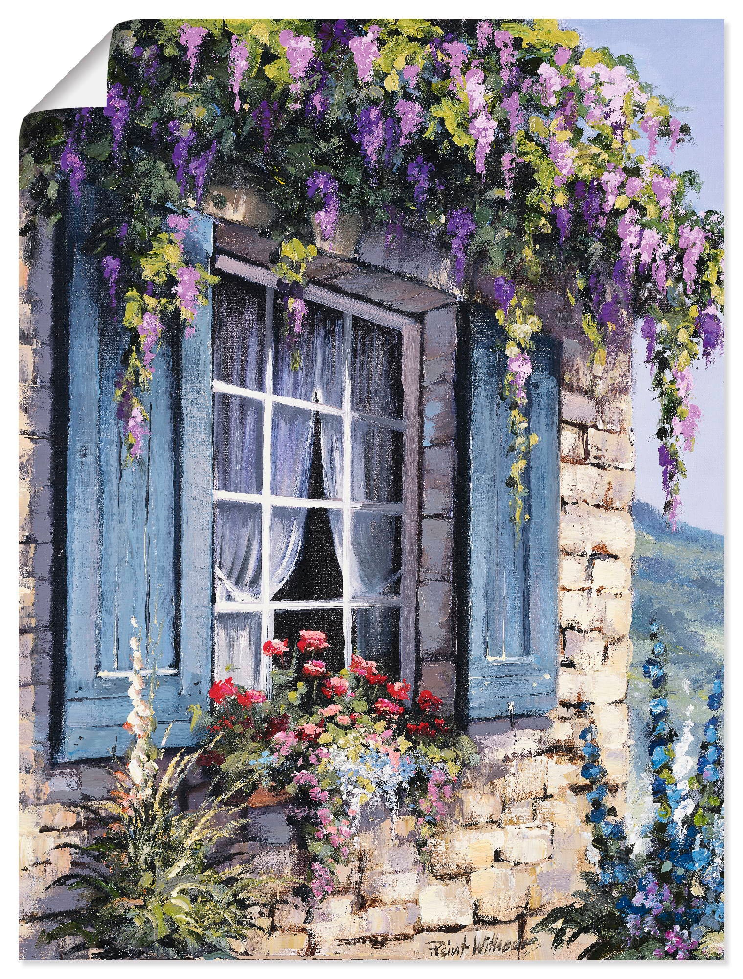 Image of Artland Wandbild "Fenster I" Fenster & Türen 1 Stk. tlg. als Leinwandbild, Poster in verschied. Grössen
