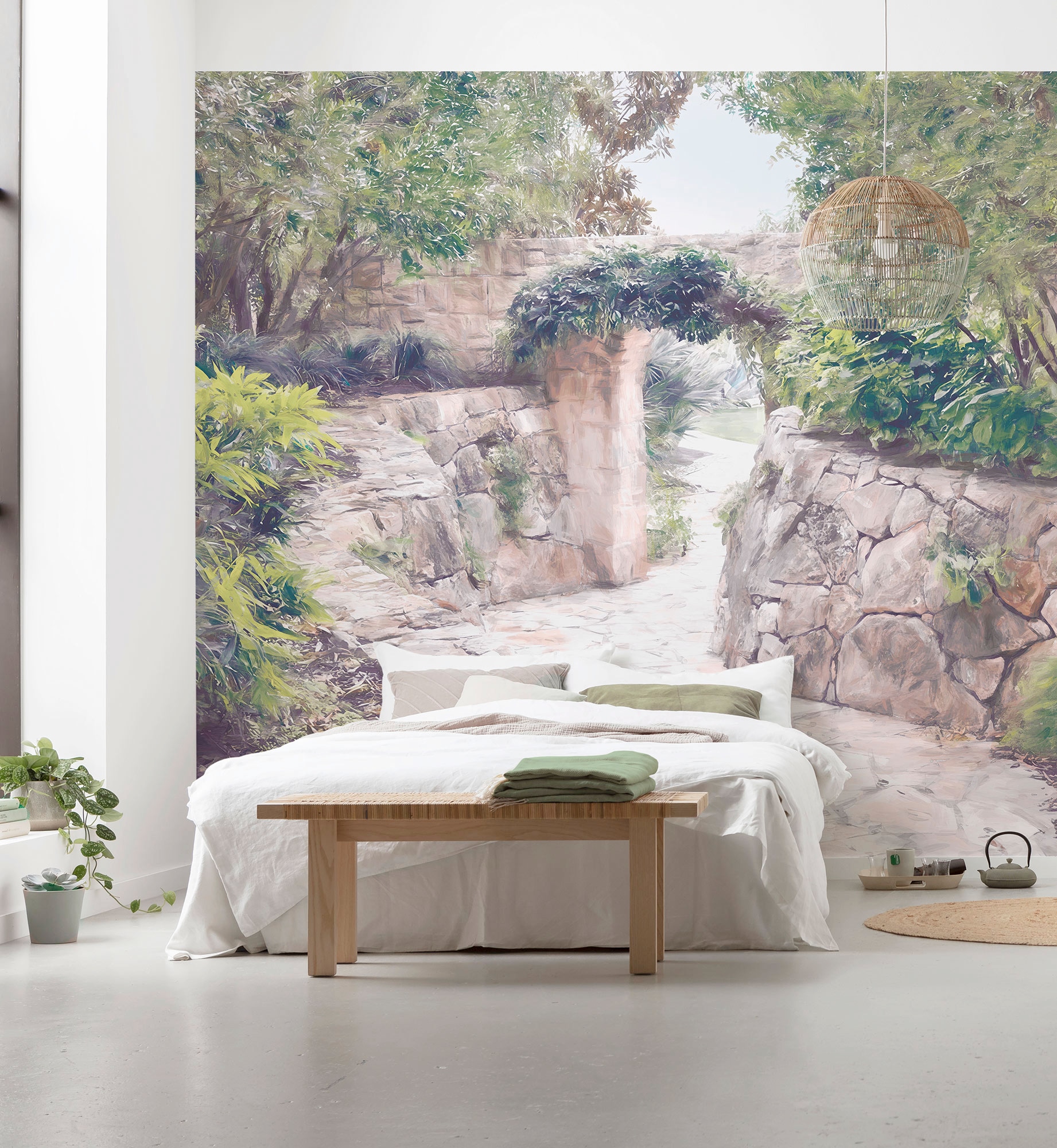 Komar Vliestapete »Digitaldruck Vlies - Passage - Grösse 350 x 250 cm«, bedruckt, Wohnzimmer, Schlafzimmer