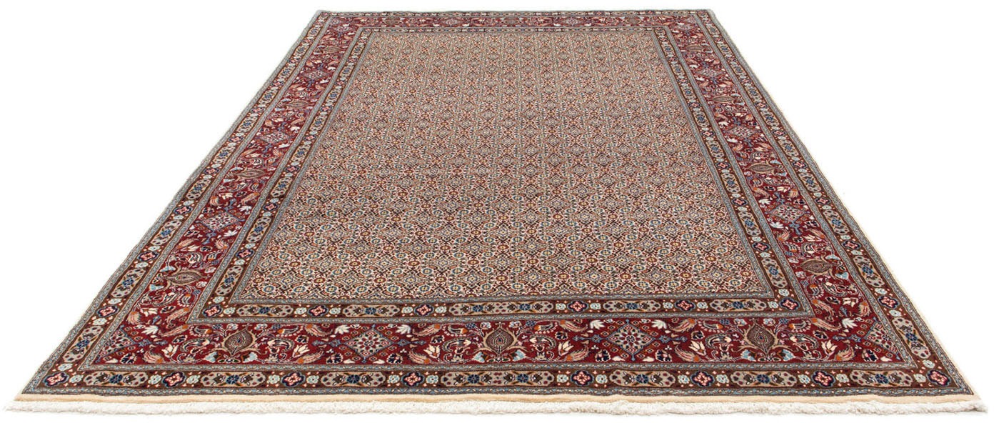 Image of morgenland Hochflor-Läufer »Moud Medaillon Beige 290 x 79 cm«, rechteckig, 1 mm Höhe, Unikat mit Zertifikat bei Ackermann Versand Schweiz