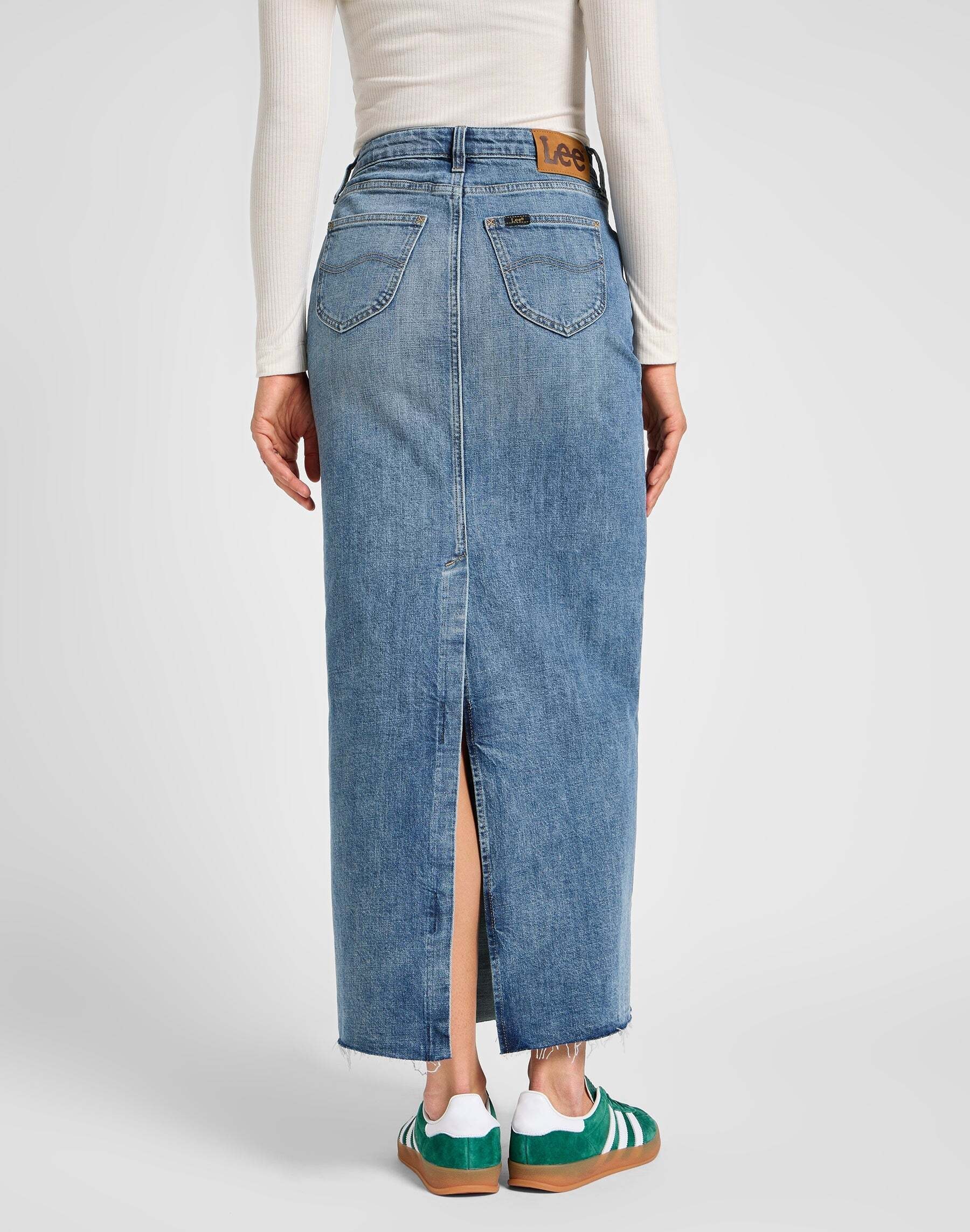 Lee® Jeansrock »Lee Jeansrock Back Slit Maxi Skirt«
