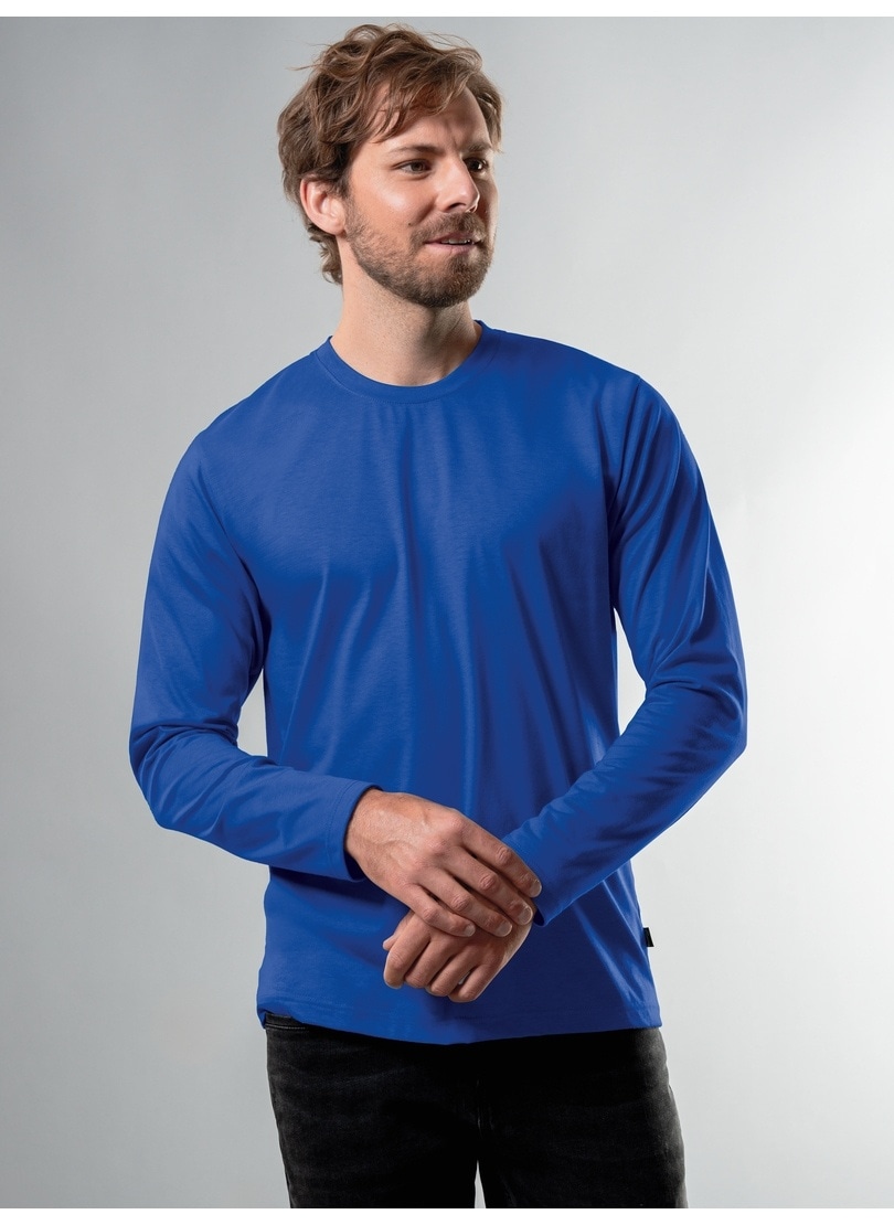 Trigema T-shirt »TRIGEMA Langarmshirt aus 100% Baumwolle« 1 cuis