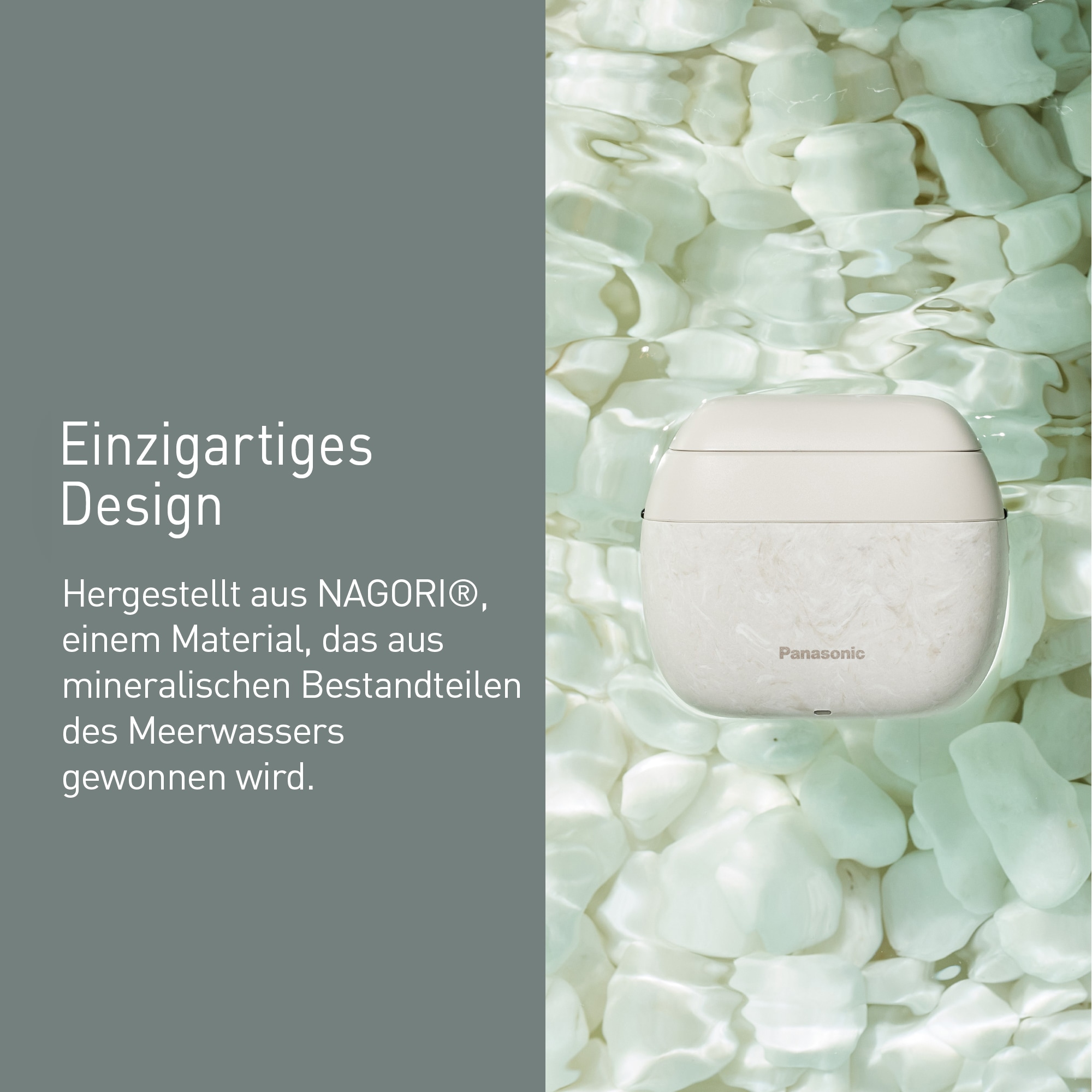 Panasonic Rasoirs électriques »ES-PV6B-W803« Kompakt, 5 Edelstahlklingen, USB-Laden (Typ-C), Bartdichten-Sensor+