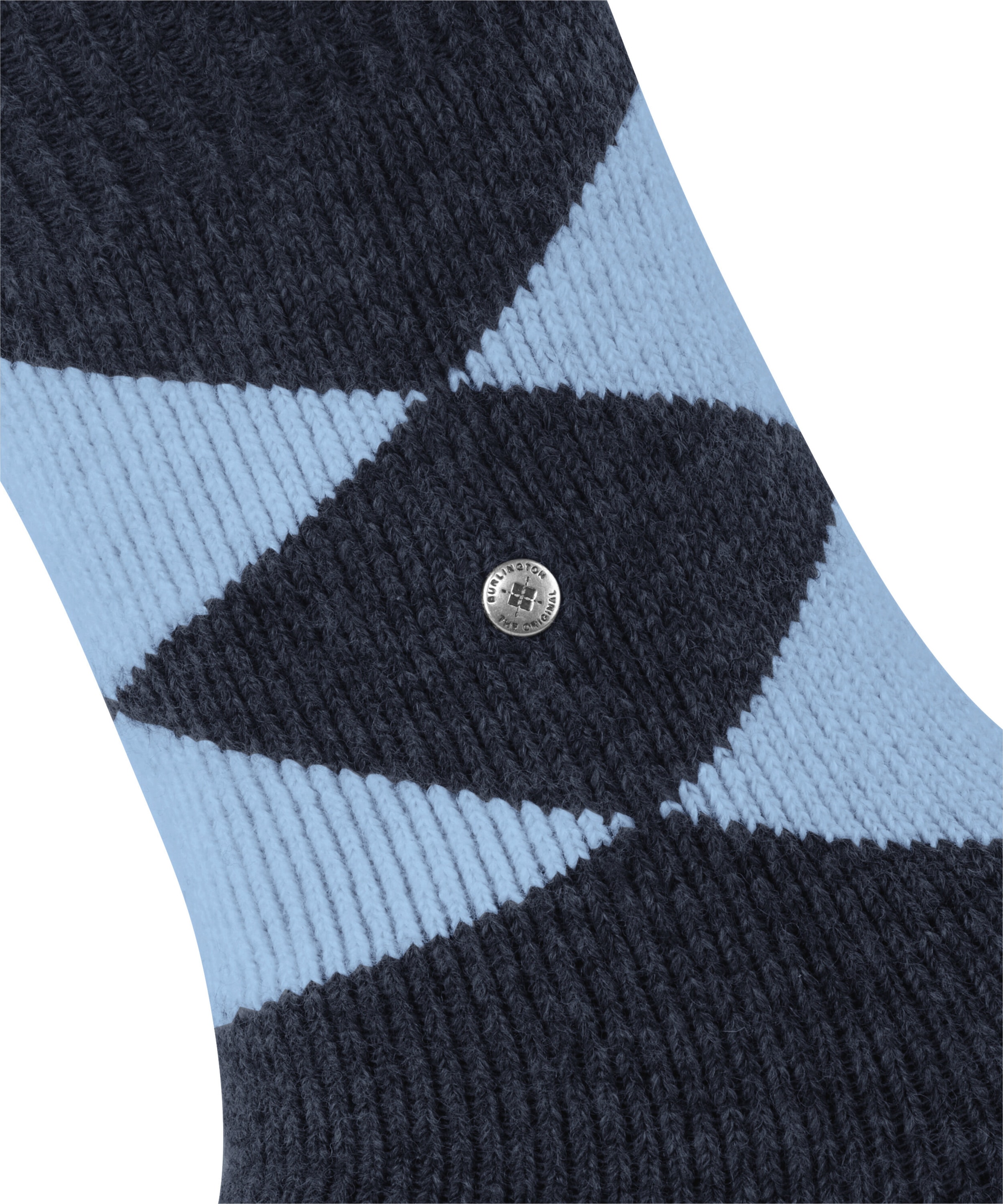 Burlington Chaussettes d'intérieur »Cosy Argyle« Taille unique 36-41, motif argyle, chaud, intérieur en peluche complète