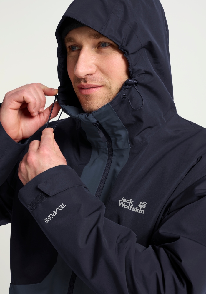 Jack Wolfskin Veste fonctionnelle 3 en 1 »STONETRAIL 3IN1 JKT M« pour mode sport et mode outdoor, style sportif, veste fonction 3-en-1