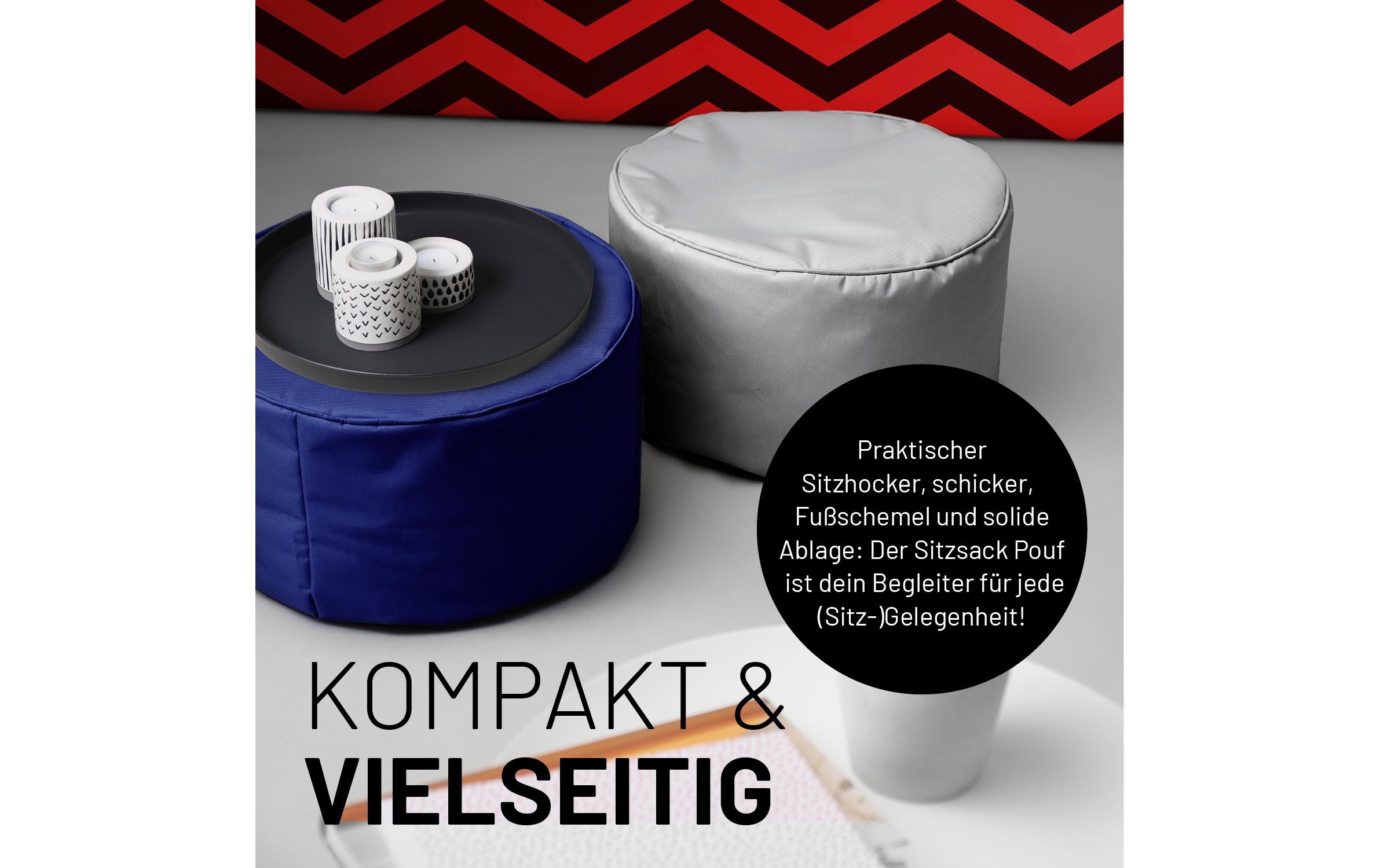 Lumaland Sitzsack »45 x 25 cm«, (1 St.)