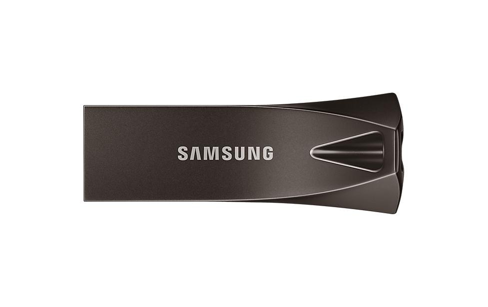 Samsung Mini-USB-Stick »Bar Plus Titan Grau 256 GB«, (USB 3.1 Lesegeschwindigkeit 300 MB/s)