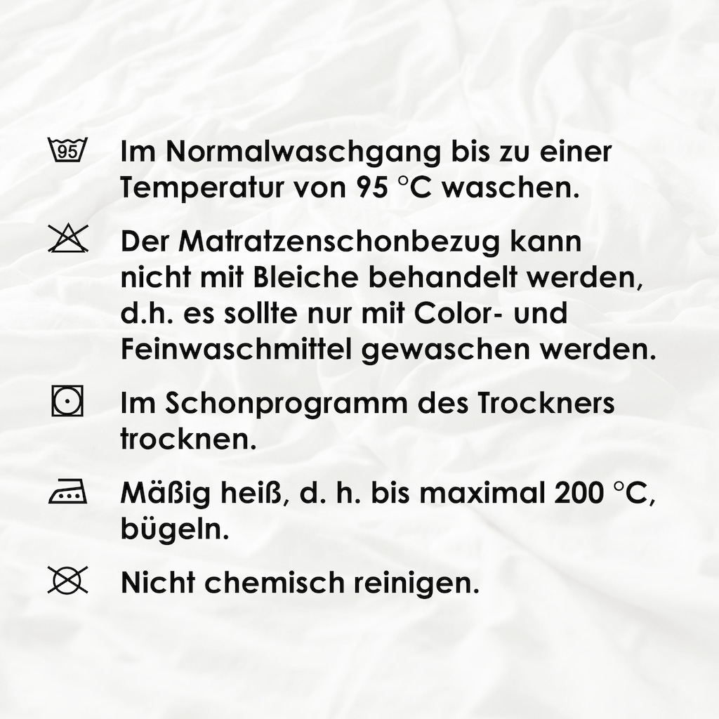 SETEX Matratzenauflage »Molton Spann, Auflage, Matratzenschutz, waschbar«, (1 St.)