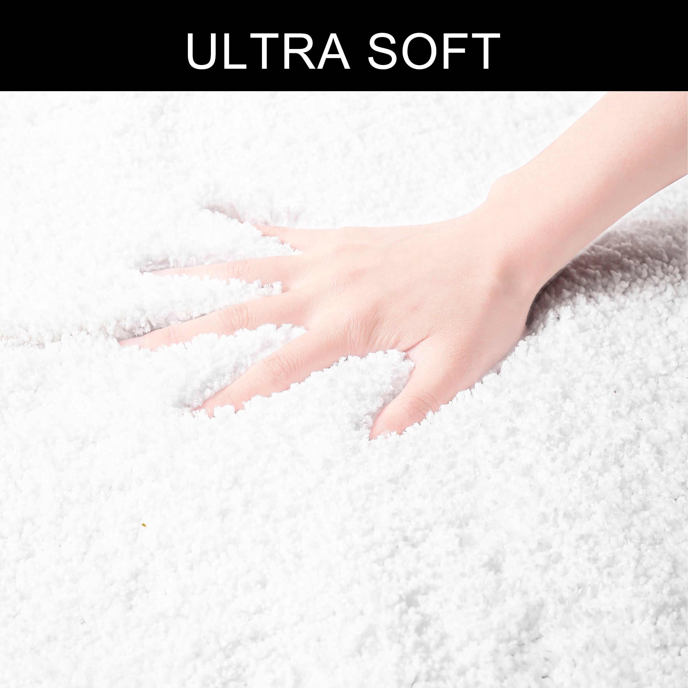 my home Tapis de bain »Inga, Badezimmer Teppich, Badvorleger« Höhe 20 mm Badteppich, unifarben, weich, als halbrund und rechteckig erhältlich