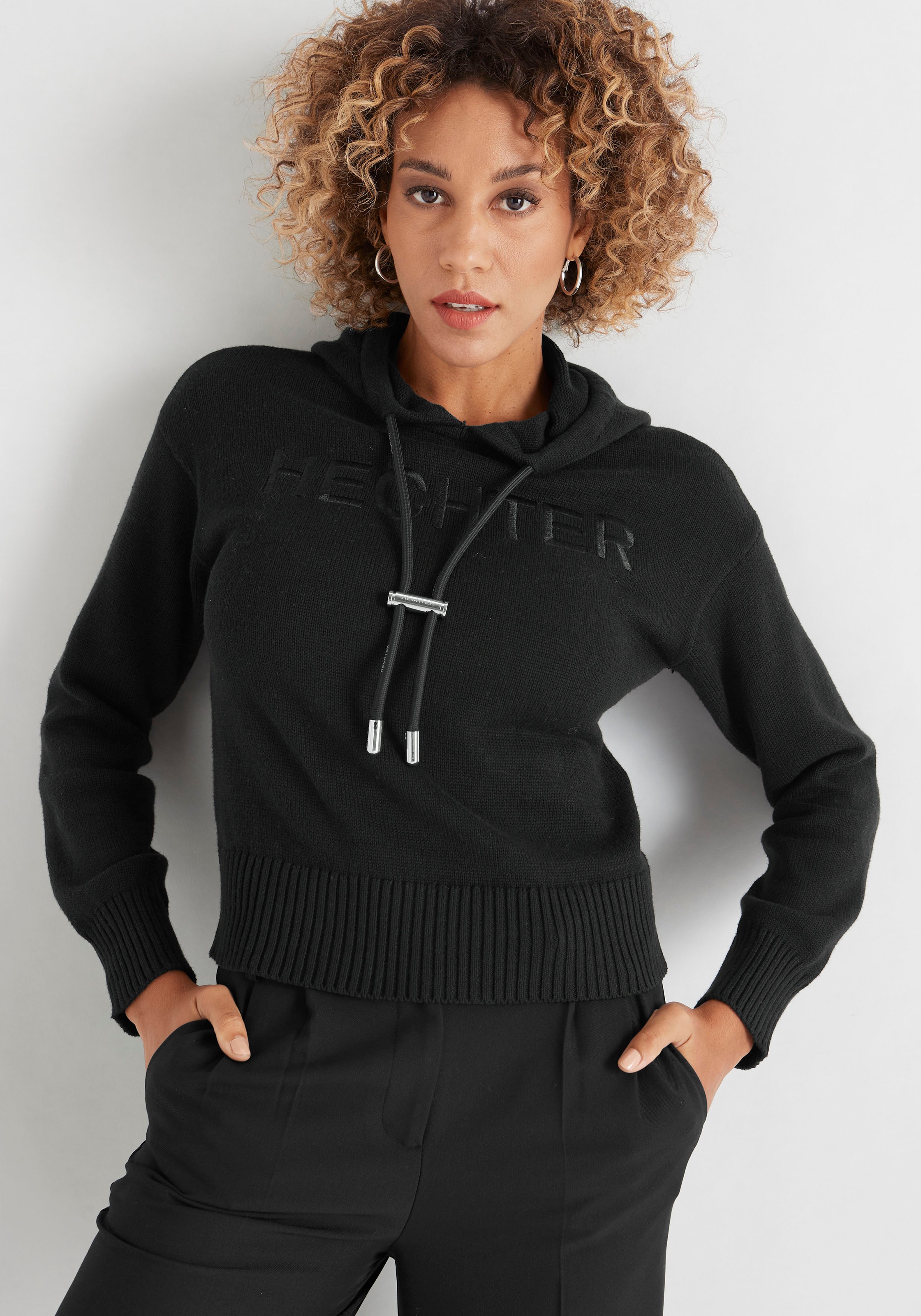 HECHTER PARIS Kapuzenpullover, mit Logobranding - NEUE KOLLEKTION kaufen