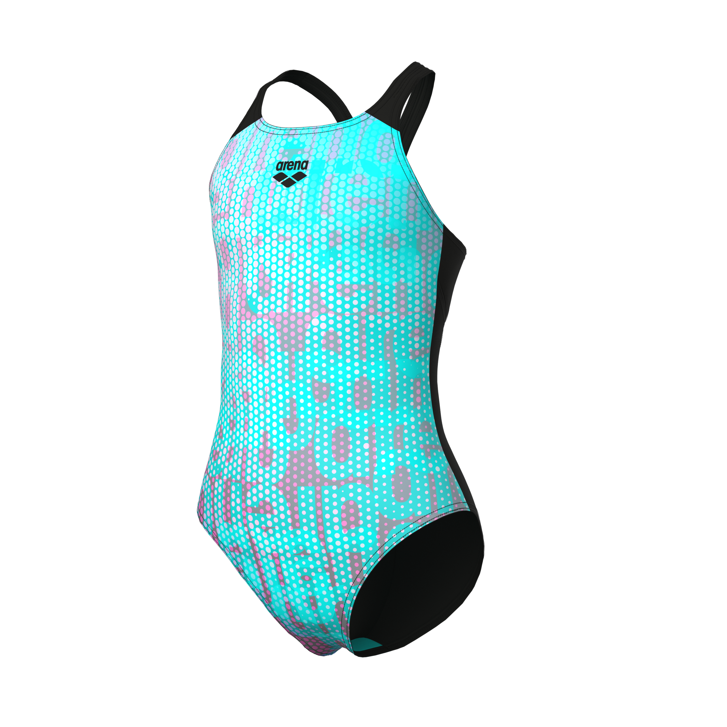 Arena Badeanzug »G ARENA MULTI COLOURS SWIMSUIT V BACK für Mädchen« 1 Stk.