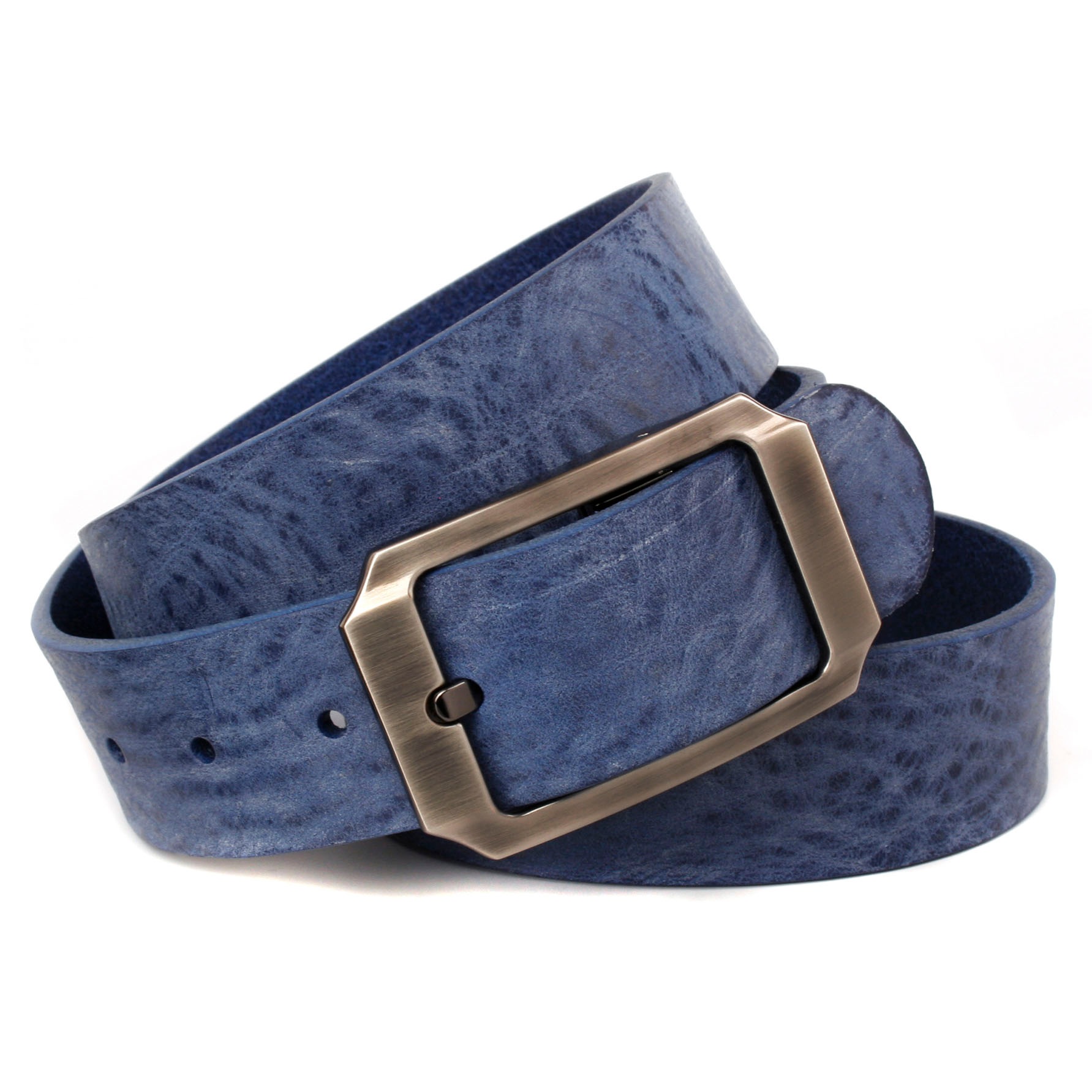 Image of Anthoni Crown Ledergürtel, Vollledergürtel mit Schliesse in schwarz-Metallic bei Ackermann Versand Schweiz