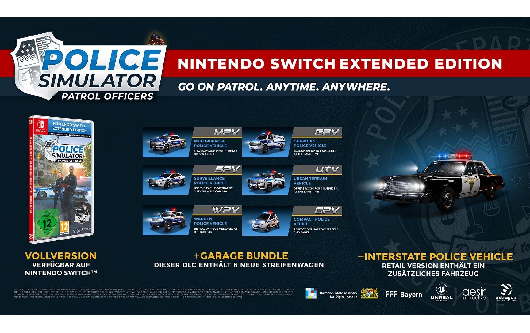Astragon Spielesoftware »Patrol Officers Extended Edition«, Nintendo Switch