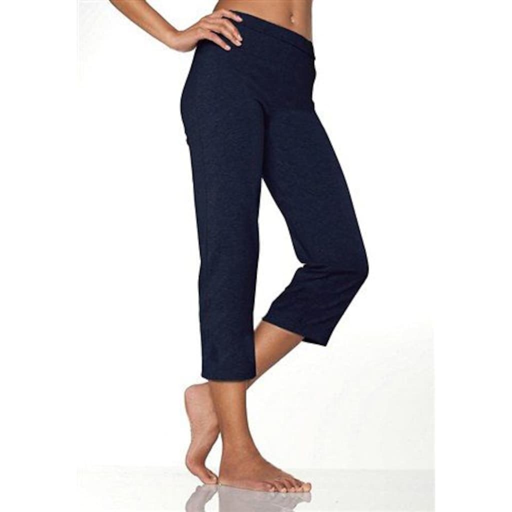 Vivance active Caprihose, (2er-Pack), mit Gummibund, Loungewear