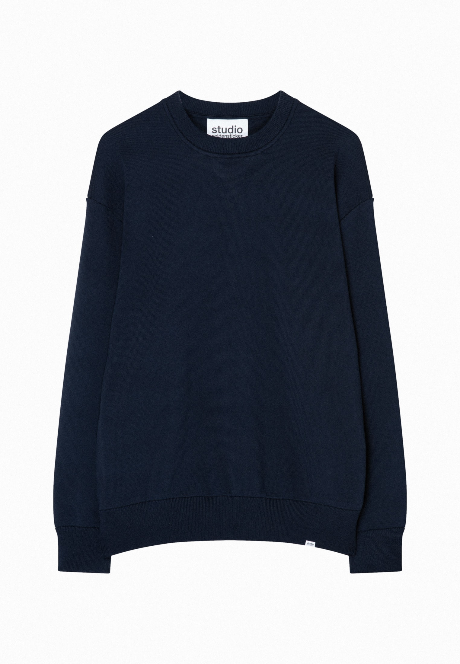 studio seidensticker Strickpullover »Studio«, Langarm Rundhals Uni