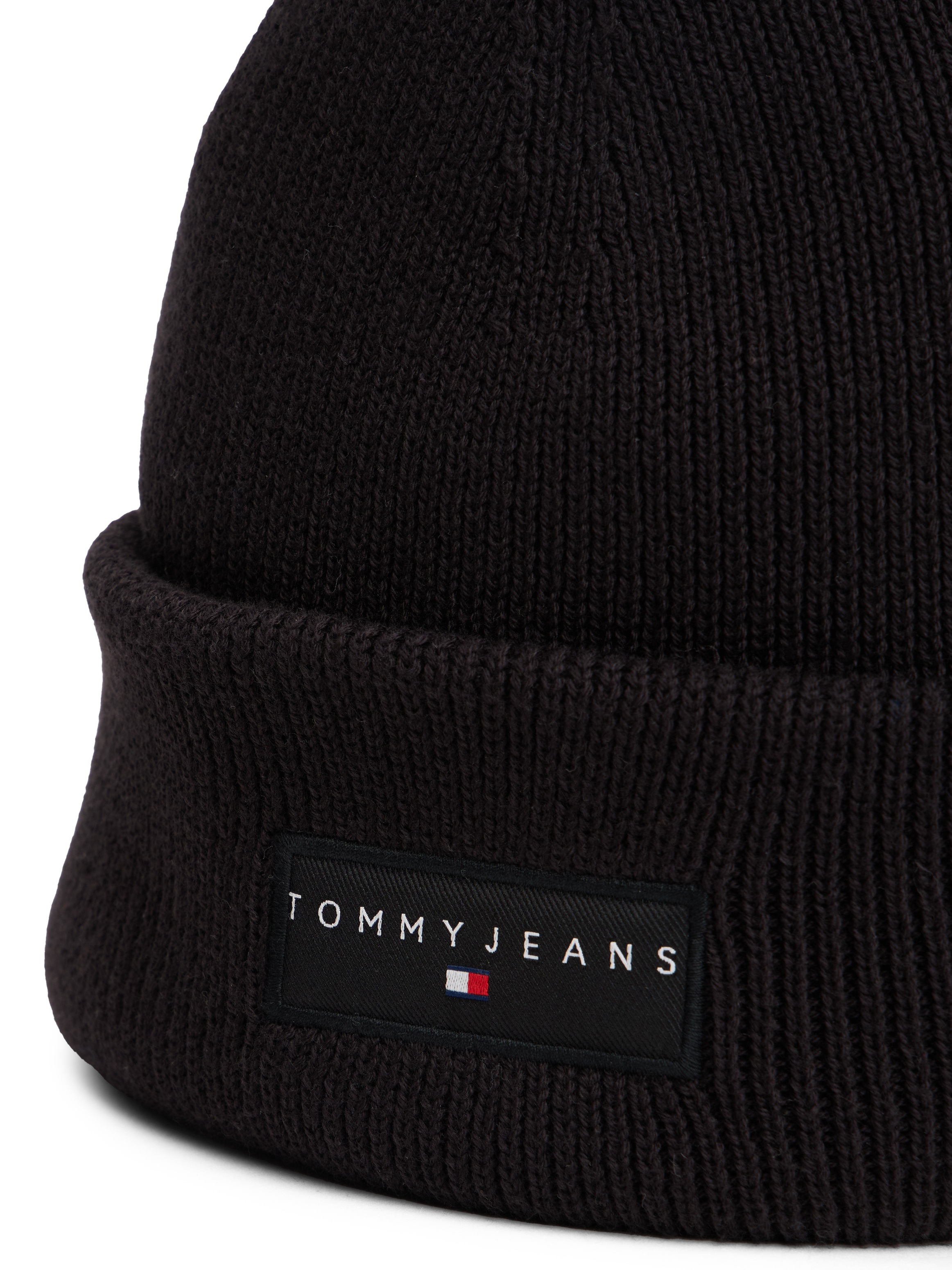 Tommy Jeans Beanie »TJM LINEAR«, in Grobstrick, mit Umschlag