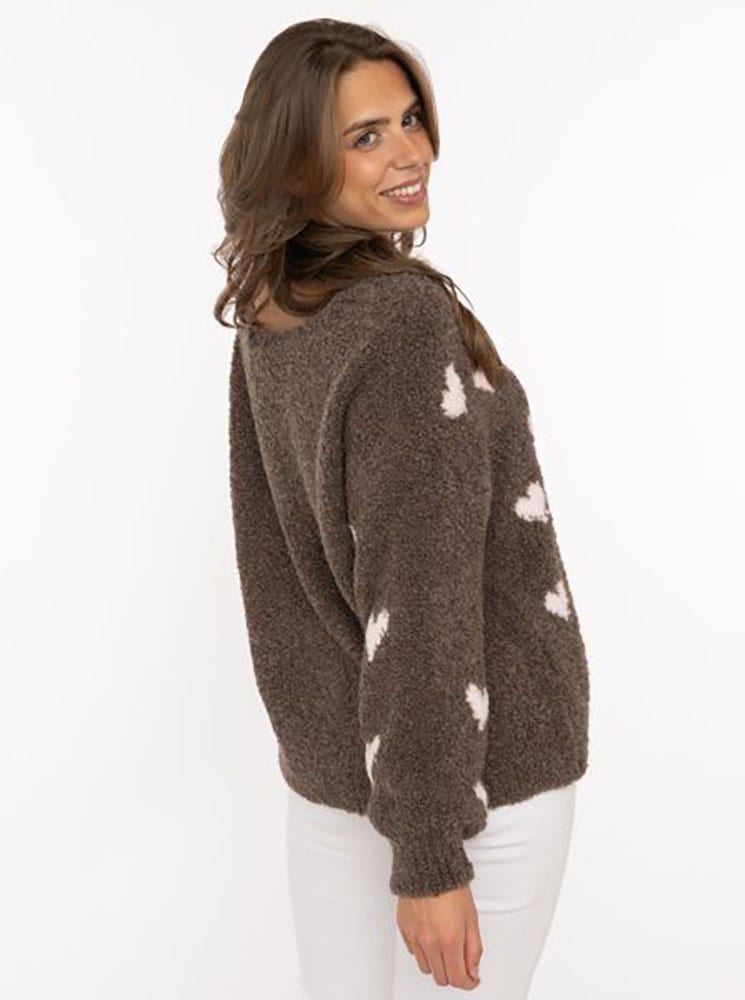 Zwillingsherz Cardigan »"Herzen"« mit Wollanteil, Herzen und Knöpfen