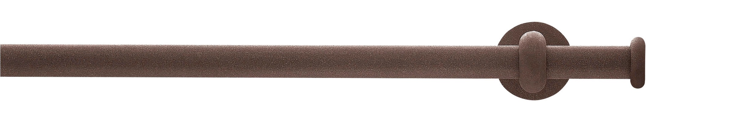 Image of GARESA Gardinenstange »ESPERANCA«, 1 läufig-läufig, Wunschmasslänge, rustikale Vorhanggarnitur, einfache Montage, mit Stangenverbinder verlängerbar, Wandmontage, Eisen, Endkappe, mit Ringe bei Ackermann Versand Schweiz