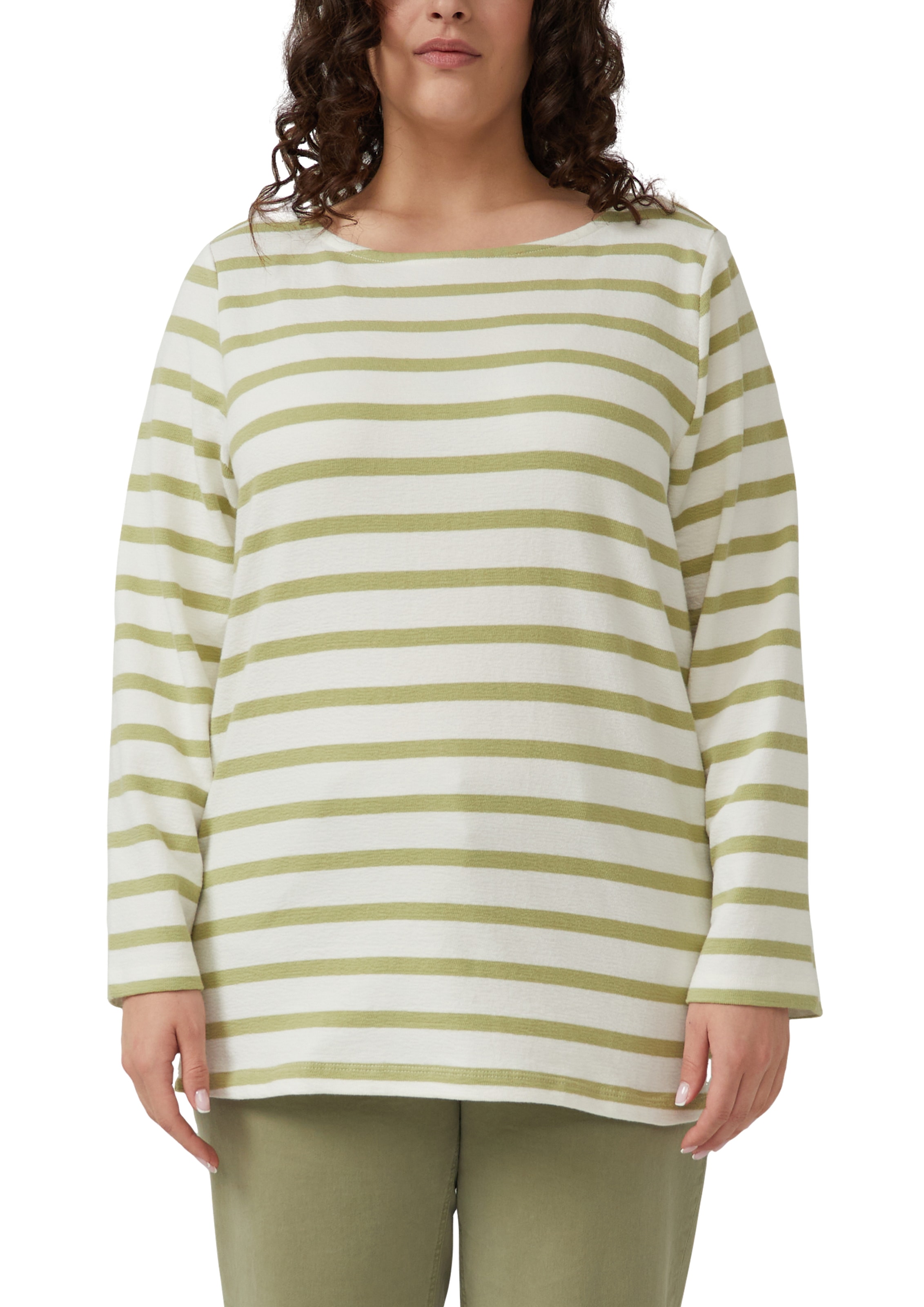 Image of s.Oliver CURVE Sweater, gestreift/Grosse grössen