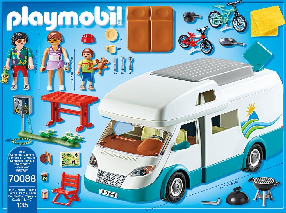 Playmobil® Konstruktions-Spielset »Familien-Wohnmobil, Family Fun«, (135 St.), Made in Europe