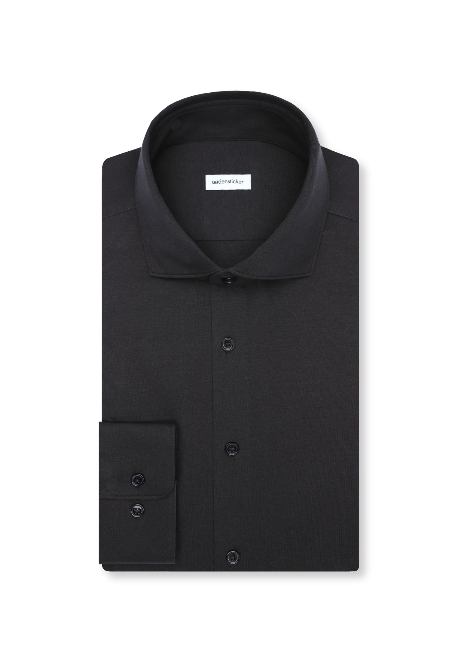 seidensticker Businesshemd »Schwarze Rose« Shaped 1/1 Kentkragen Uni