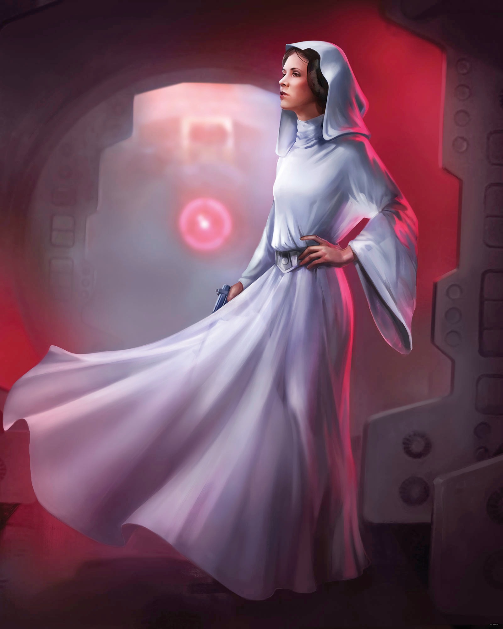 Image of Komar Fototapete »Star Wars Classic Leia«, futuristisch-mehrfarbig-Weltall bei Ackermann Versand Schweiz