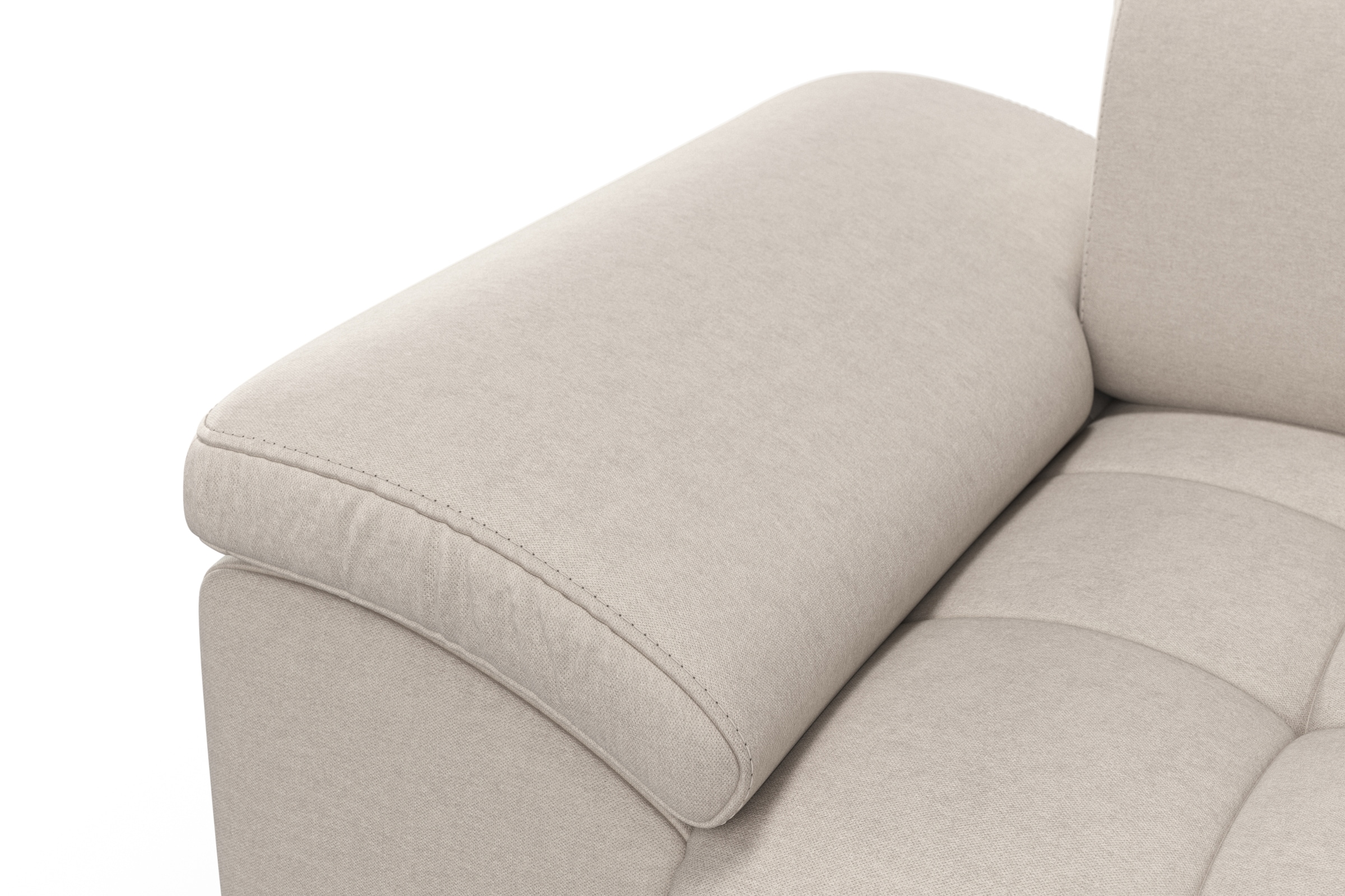 sit&more Ecksofa »Cool L-Form« wahlweise mit Kopfteilverstellung und Vorziehsitz, motorisch