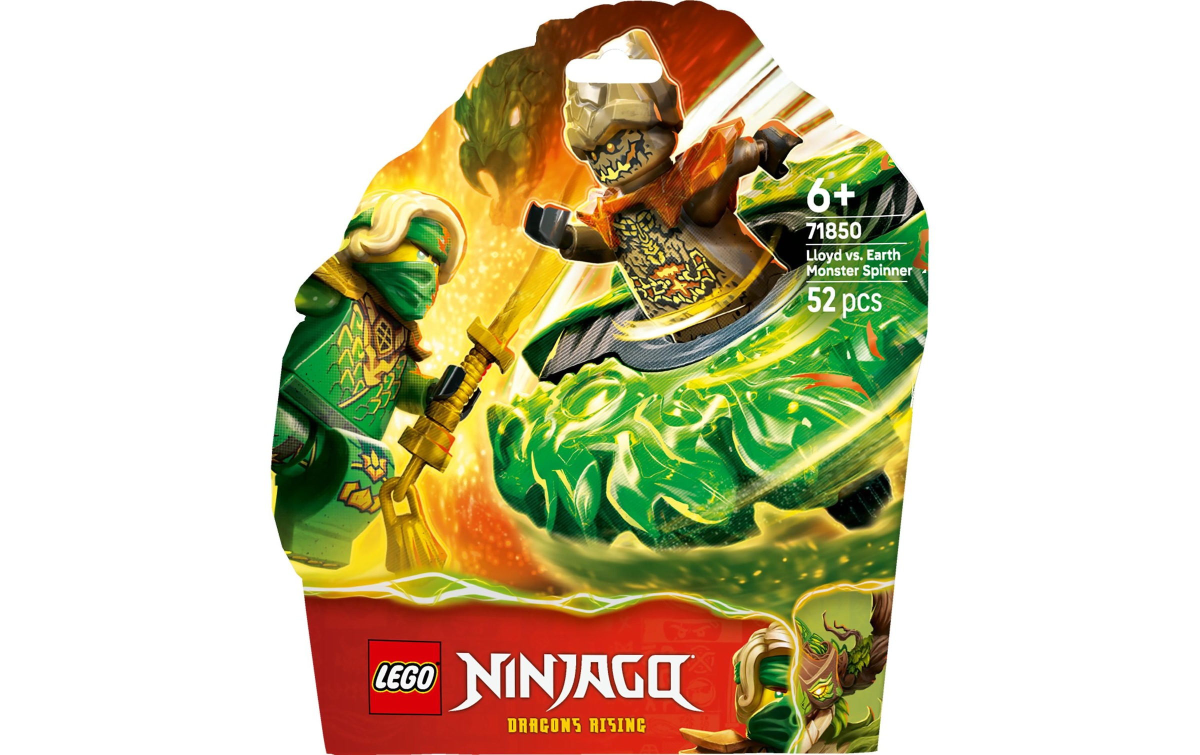 Bunt Konstruktionsspielsteine "Ninjago Lloyd Vs. Erdmonster-Spinner 71850" Kategorie: Fantasy-Welt