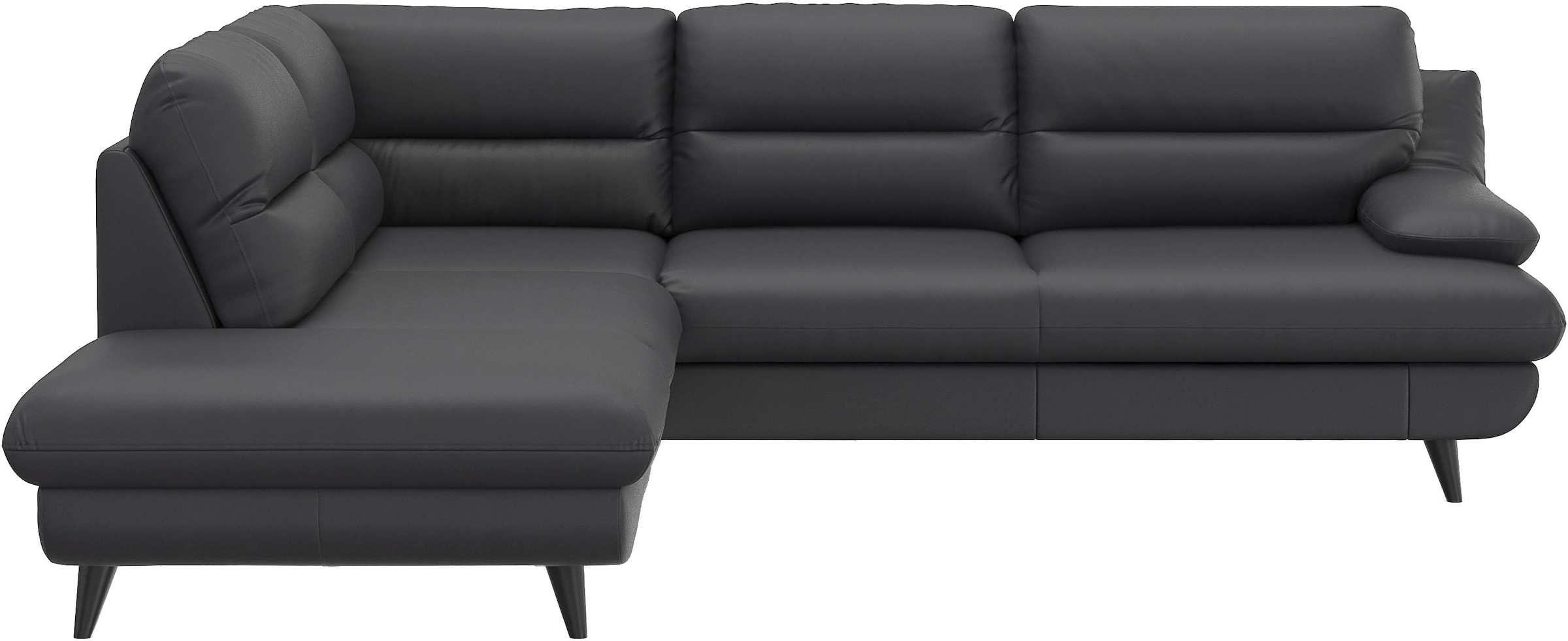 COTTA Canapé d'angle »Pike L-Form, B: 266 cm« fonction de couchage et coffre-lit optionnels