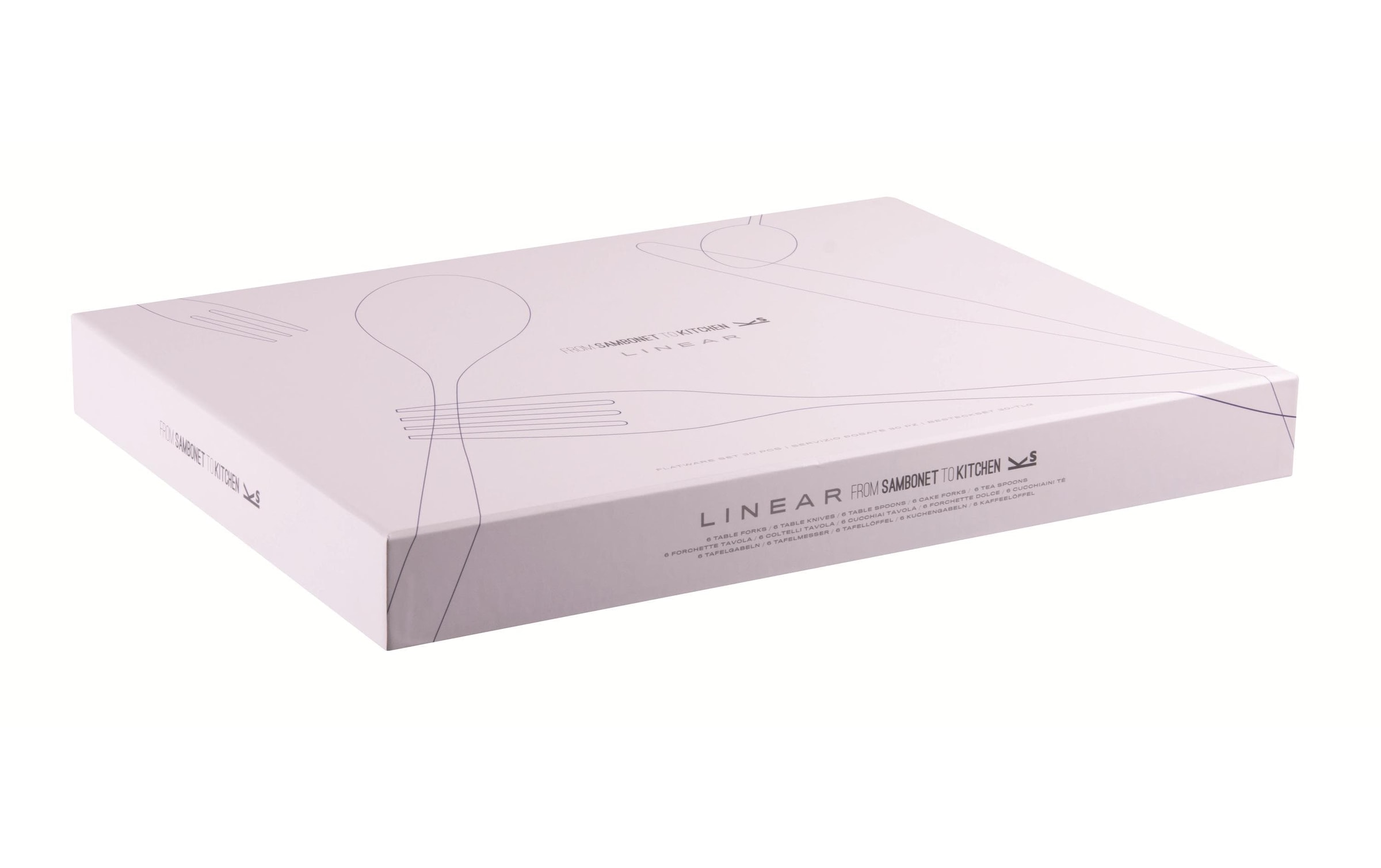 sambonet Besteck-Set »Linear Inox«, (24 tlg.)