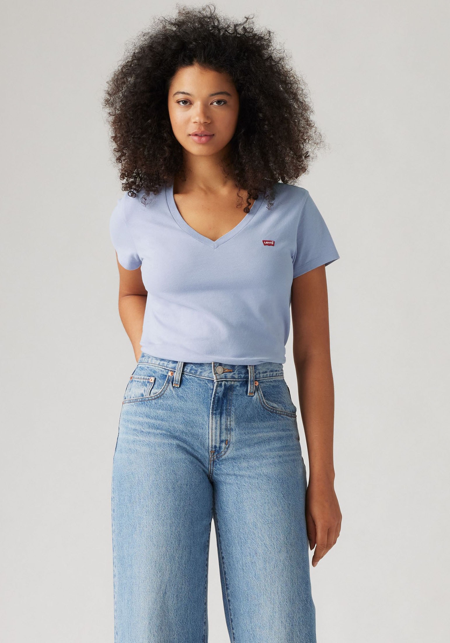 Levi's® T-Shirt »VNECK TEE 2 PACK«, (Packung, 2 tlg.)