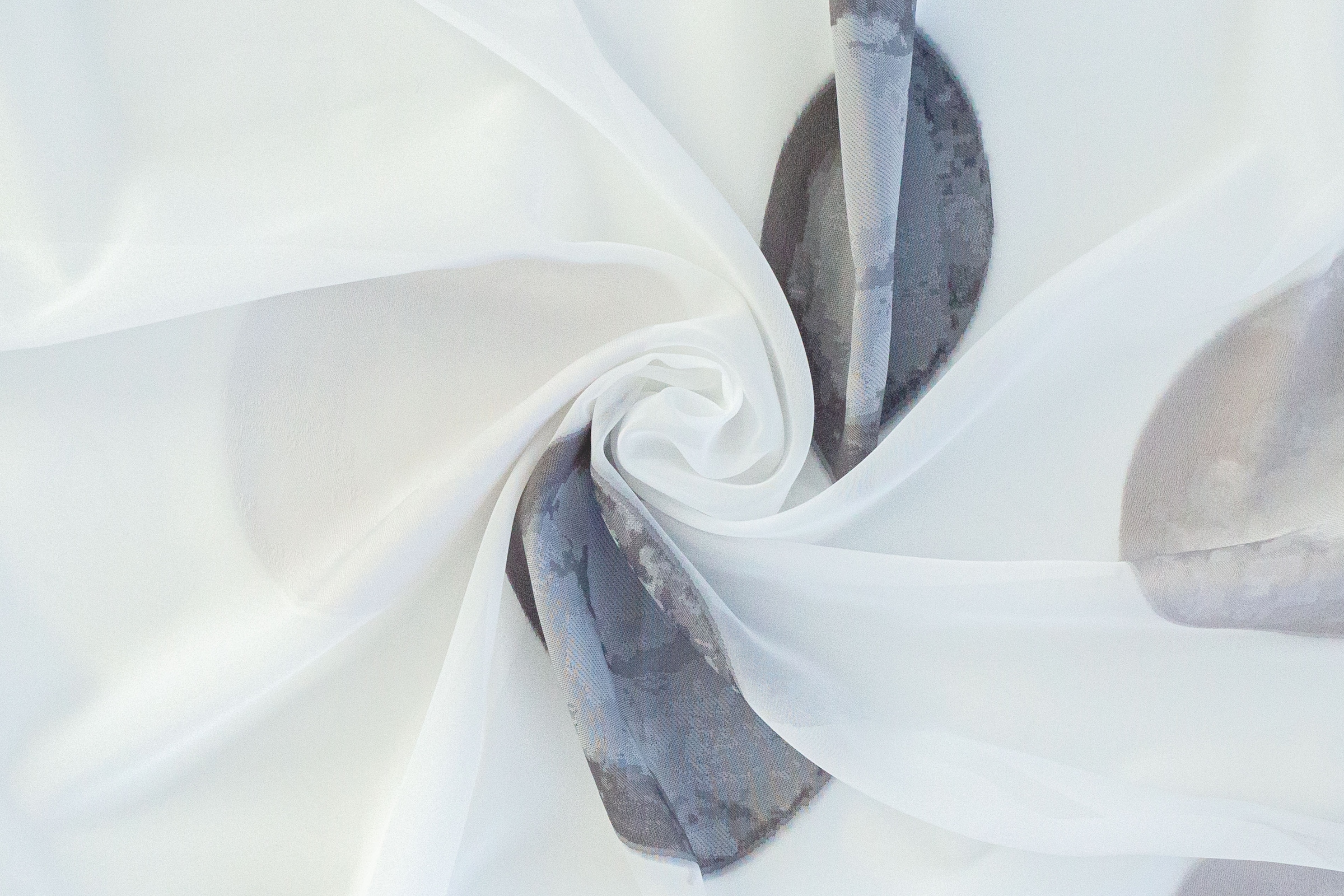 HOMING Vorhang »Kaleo« verdeckte Schlaufen 1 Stk. tlg. Vorhang mit verdeckten Schlaufen Kaleo weiss/grau 140x245cm