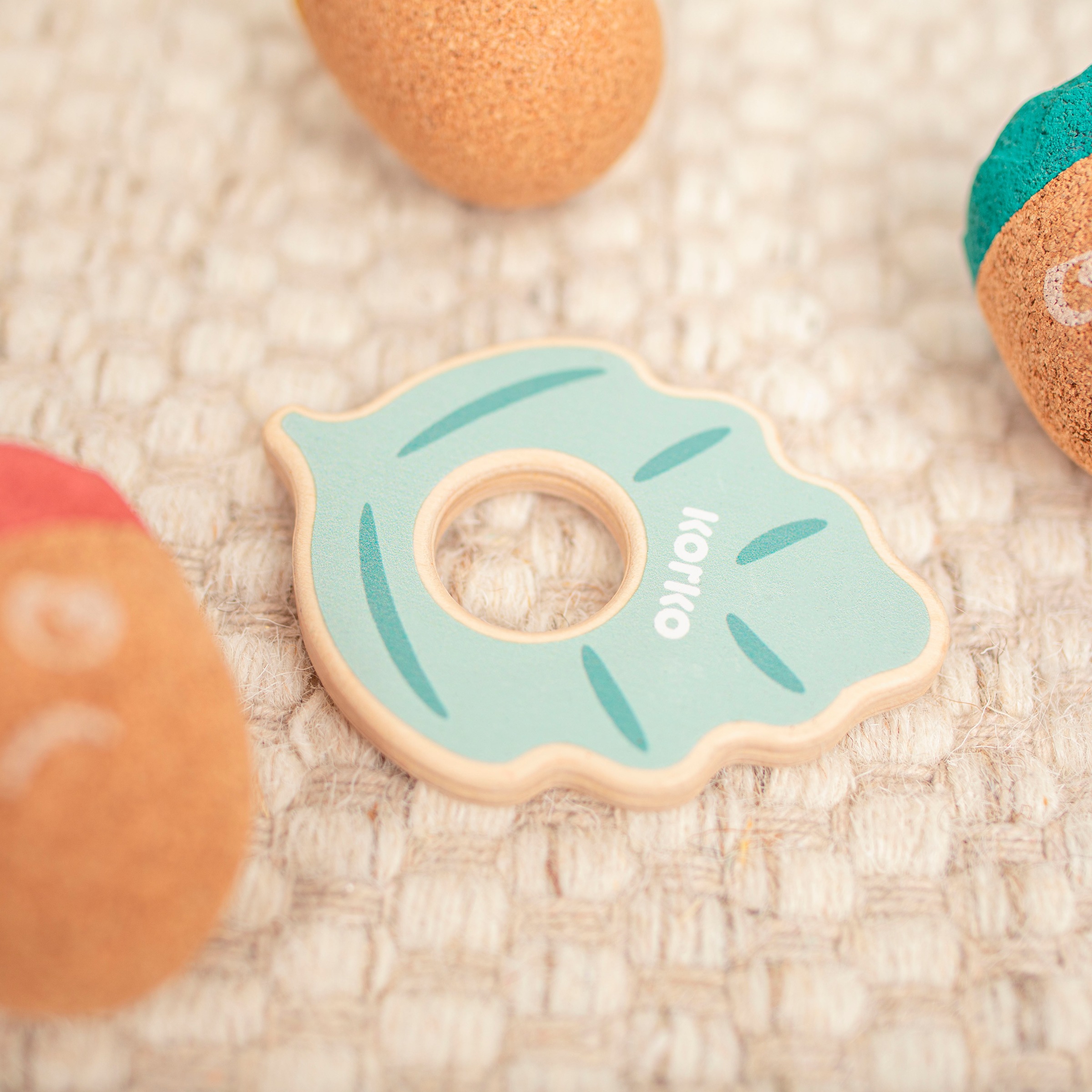 KORKO Jouets à empiler »Magical Mood Acorns« Made in Europe