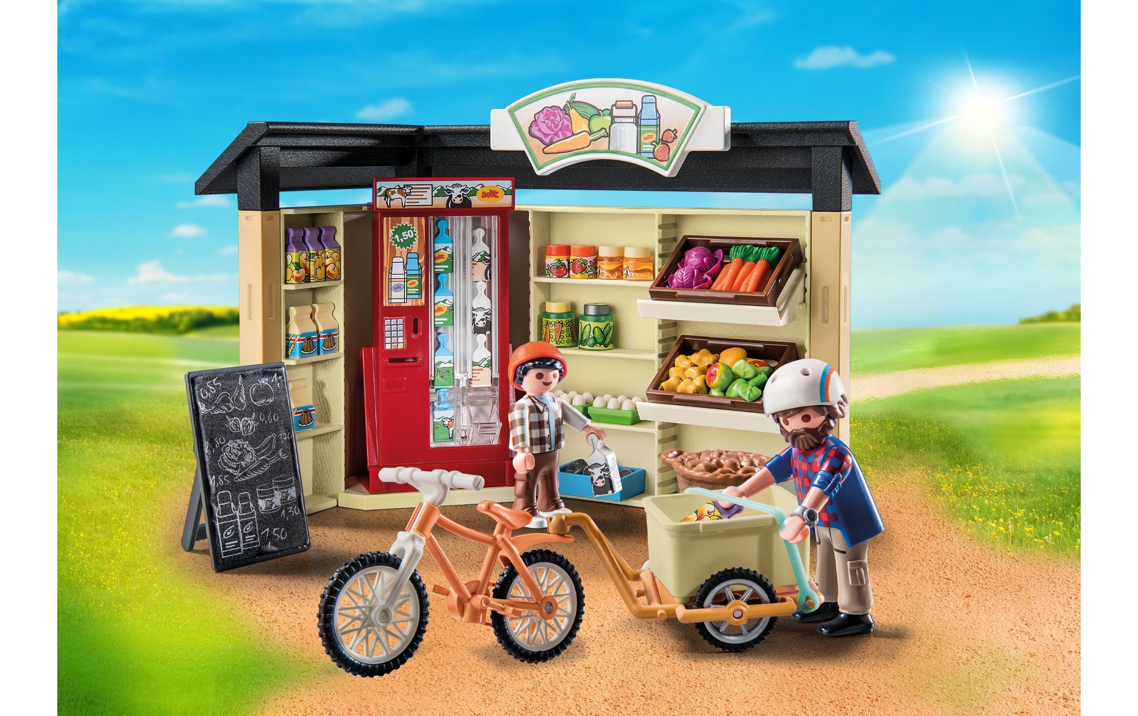 Playmobil® Spielbausteine »Country 24-Stunden-Hofladen 71250«, (83 St.)