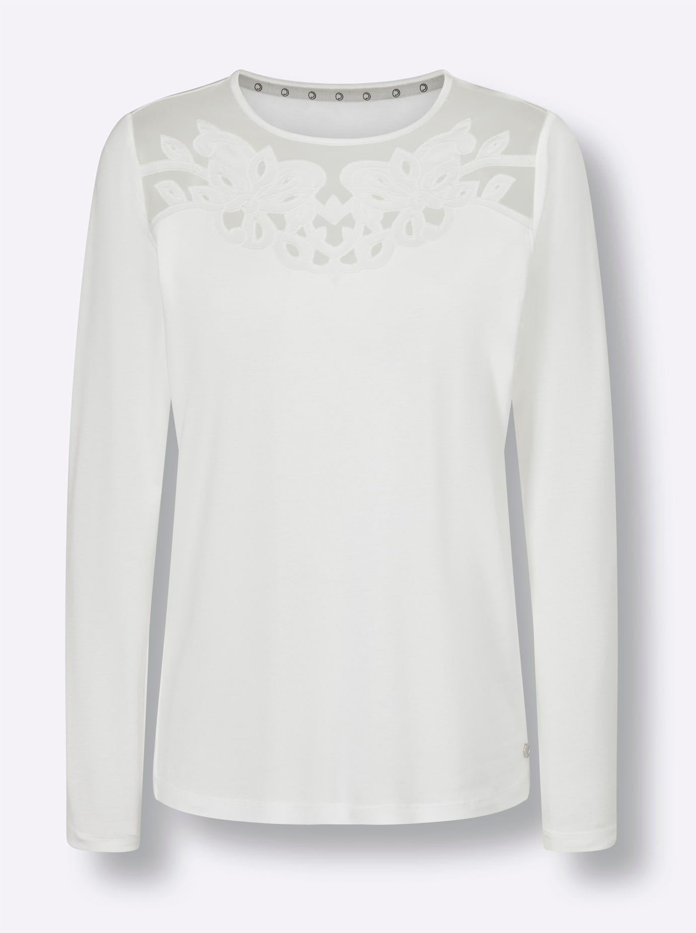CREATION L PREMIUM Langarmshirt »Lyocell-Shirt«, (1 tlg.)