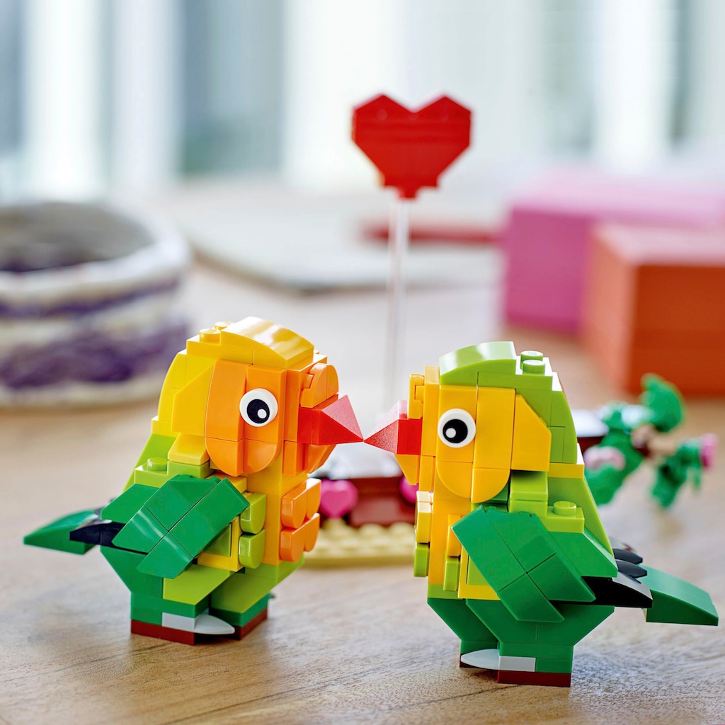 LEGO® Konstruktionsspielsteine »Valentins-Turteltauben (40522), LEGO®«, (298 St.)