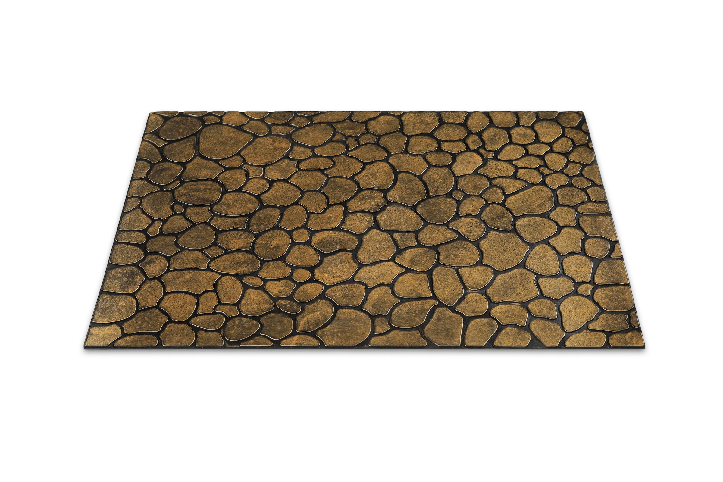 Image of Wecon home Fussmatte "Desert Pebble" rechteckig 4 mm Höhe Gummi, pflegeleicht, abwaschbar, rutschfest, Stein-Muster