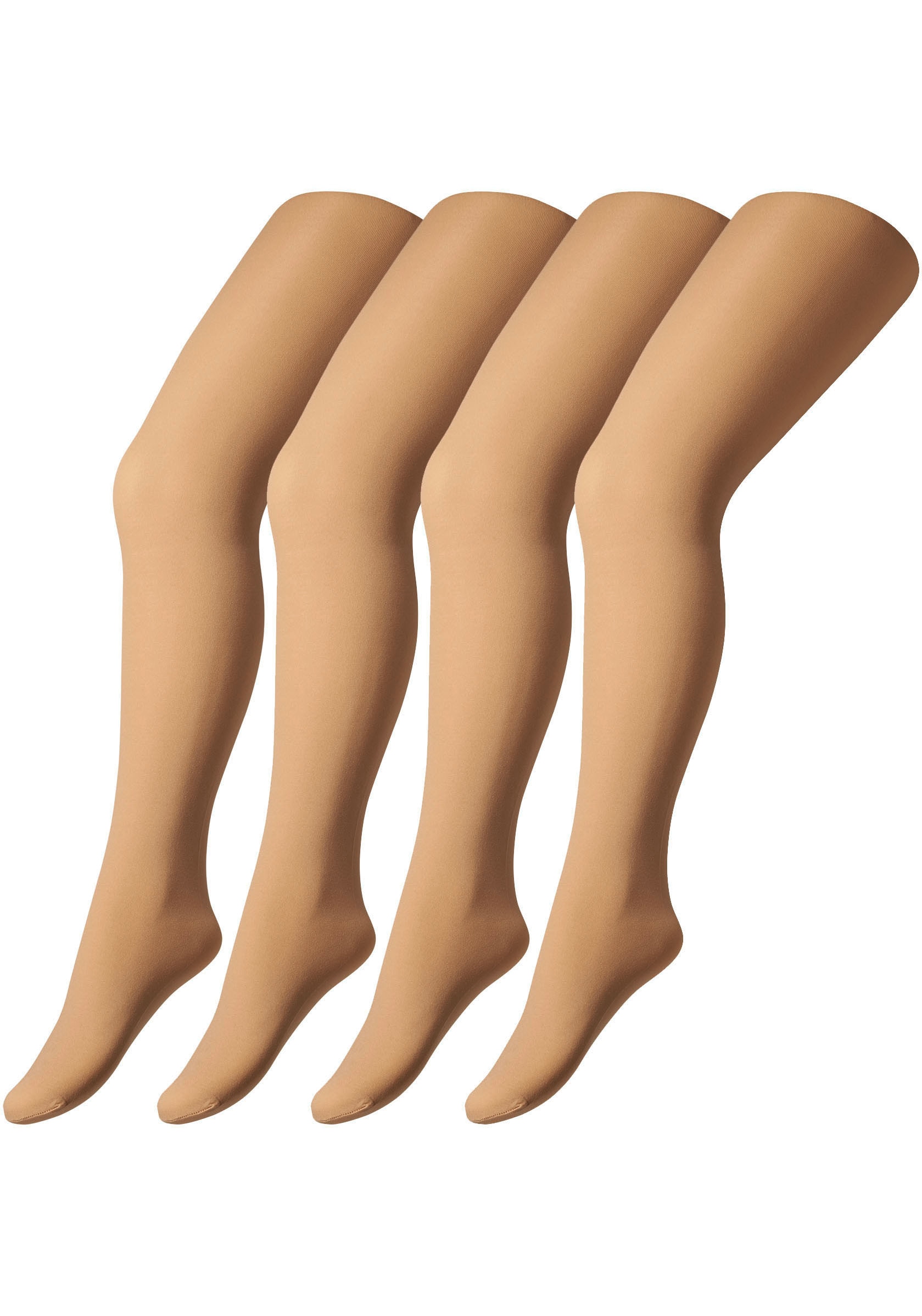 Image of Camano Strumpfhose "fine everyday" 40 4er Pack, mit flachen Nähten