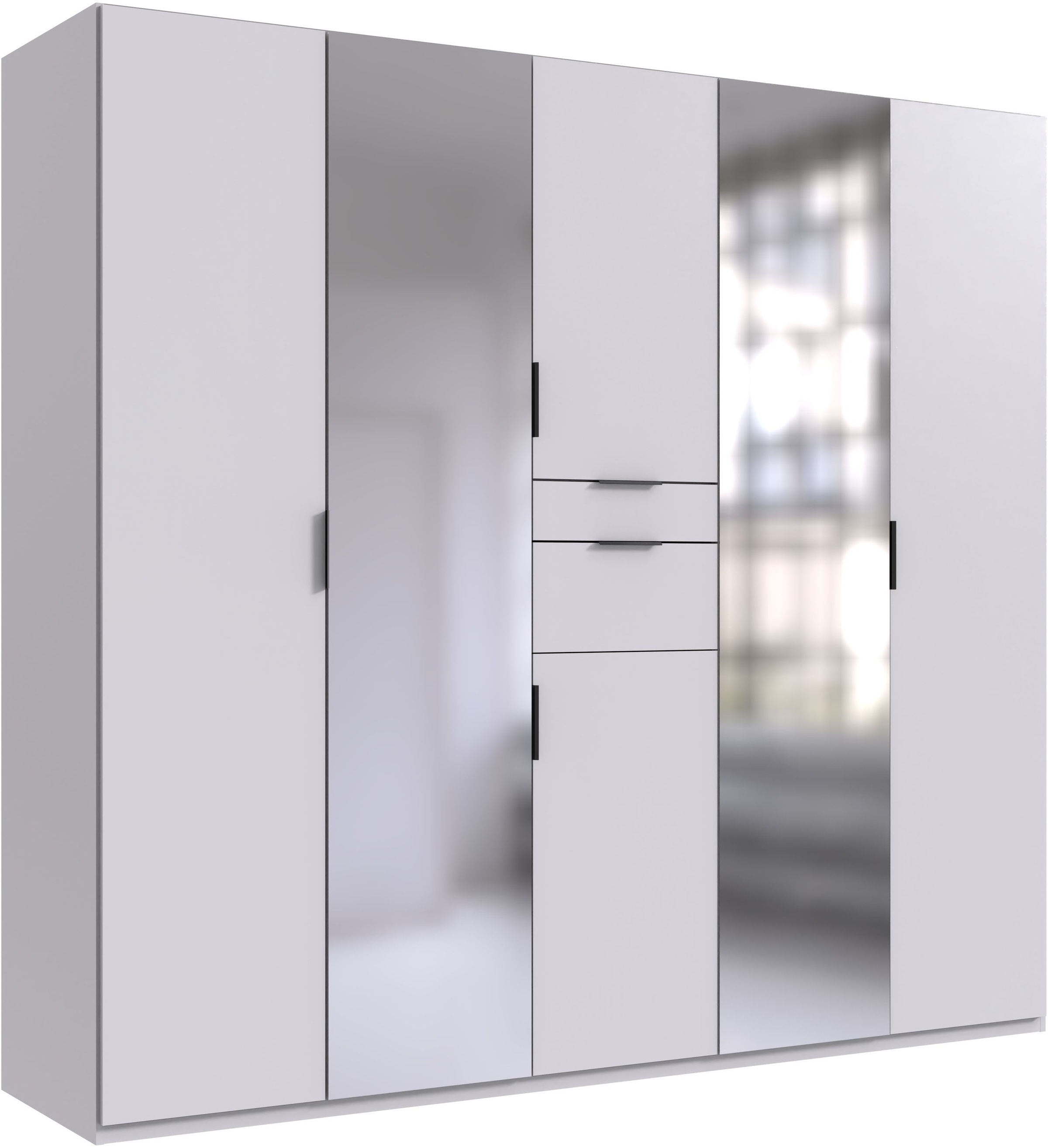 Image of Wimex Drehtürenschrank "Moldau Kleiderschrank mit Spiegel Schlafzimmerschrank"
