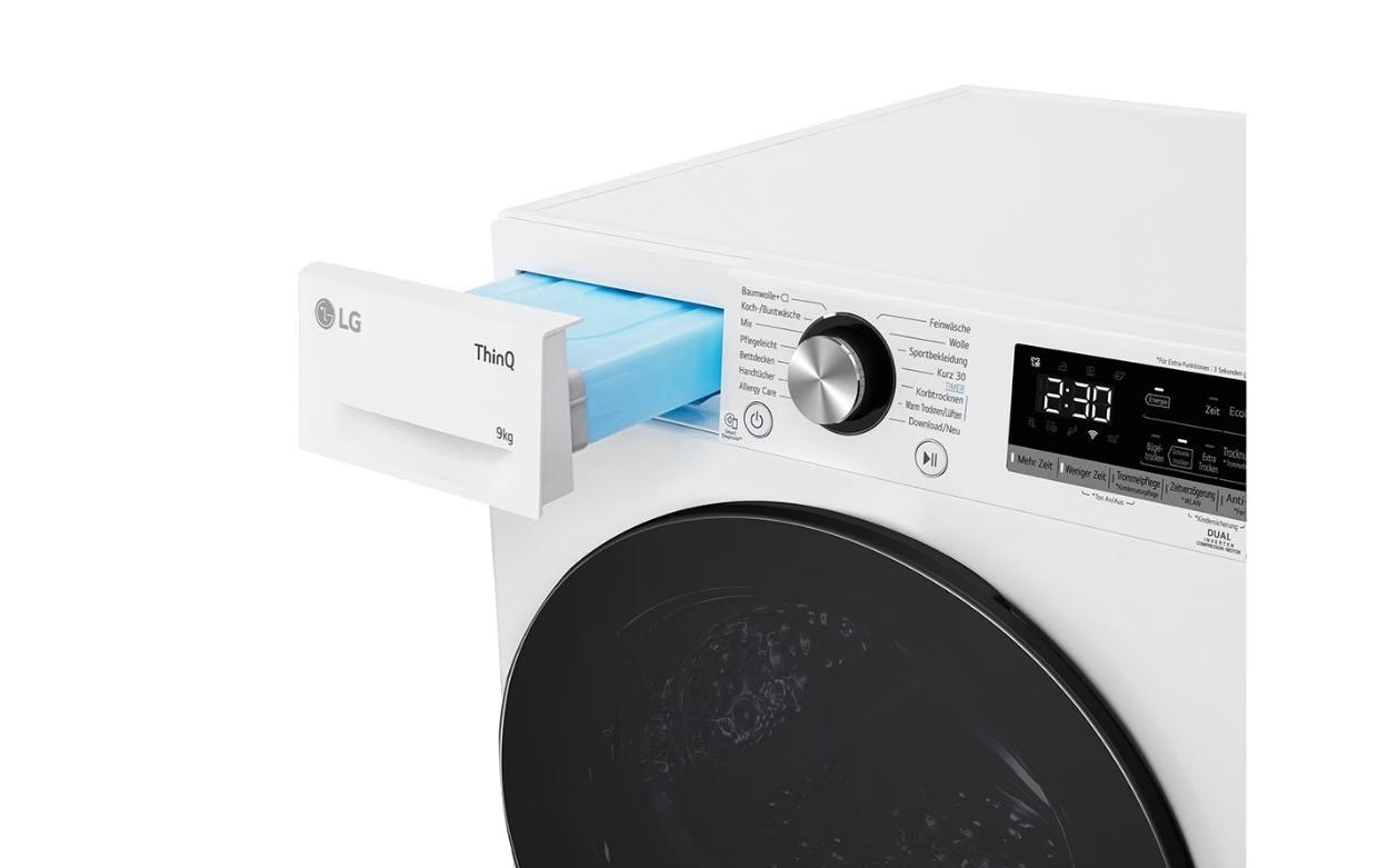 LG Wärmepumpentrockner »RT90V9W Links/Wechselbar«, 9 kg