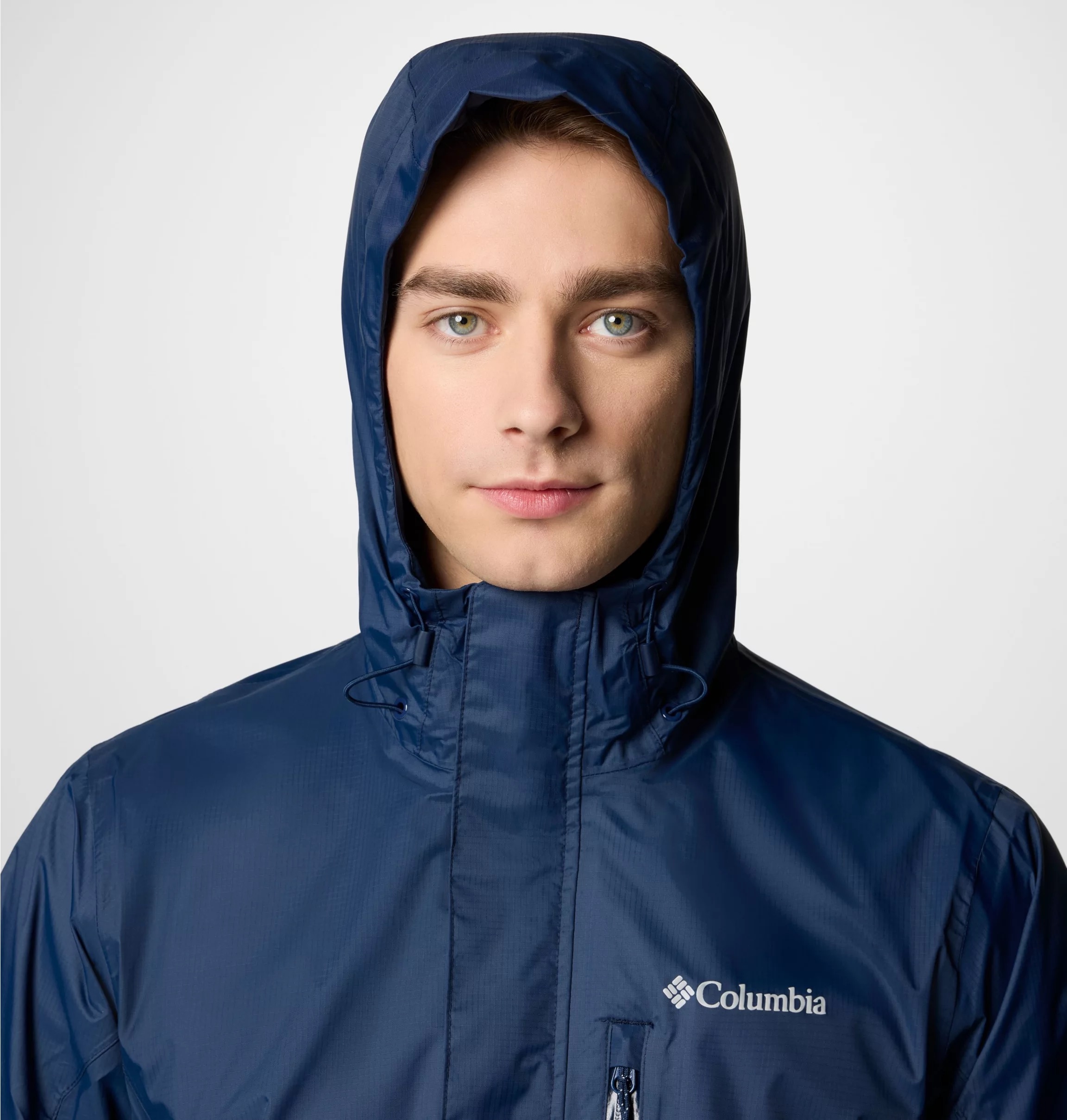 Columbia Veste de pluie »Pouring Adventure III Jacket« sportliche Logostickerei, wasserdichtes und winddichtes Material