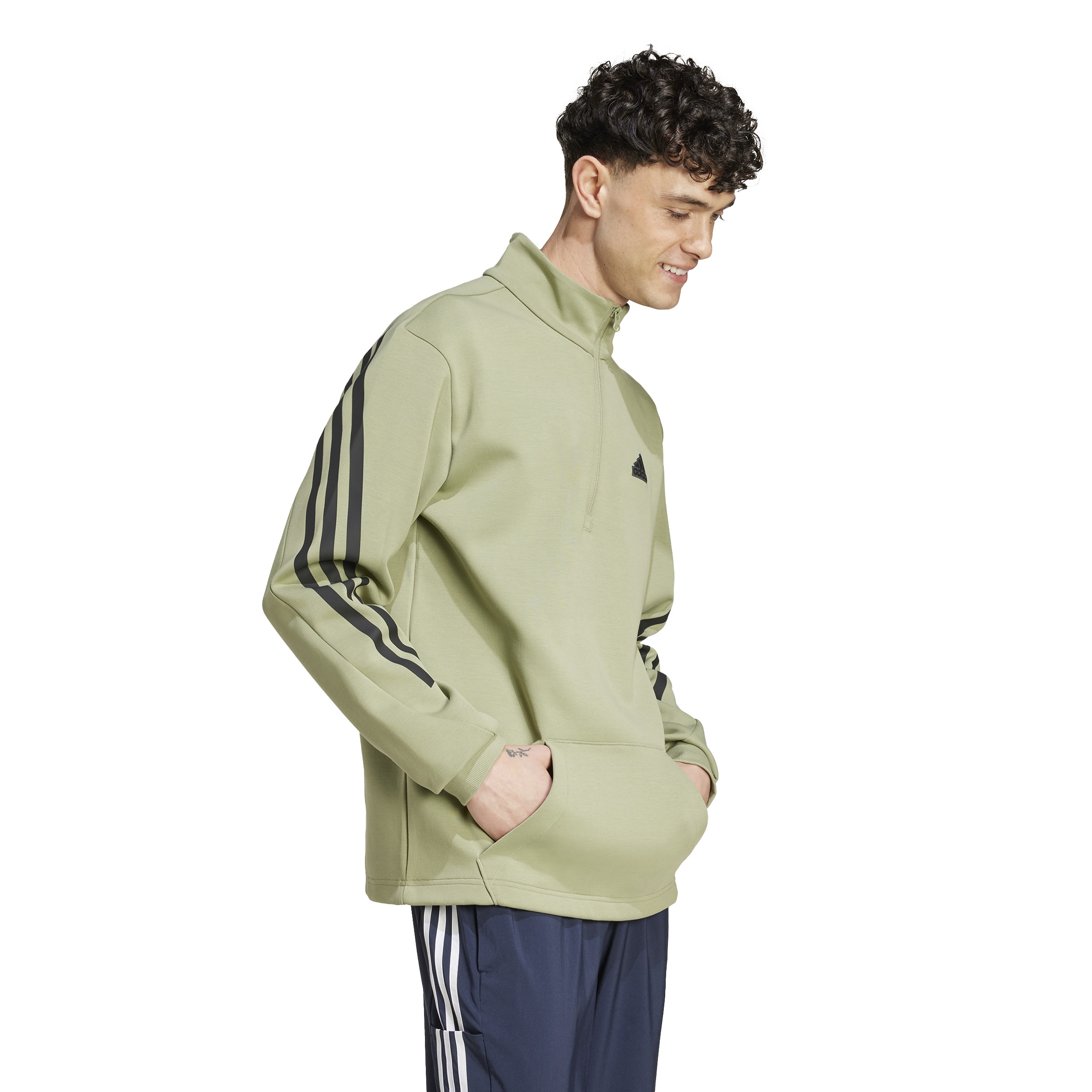 adidas Sportswear Rollkragenpullover »M FI 3S HALFZIP«