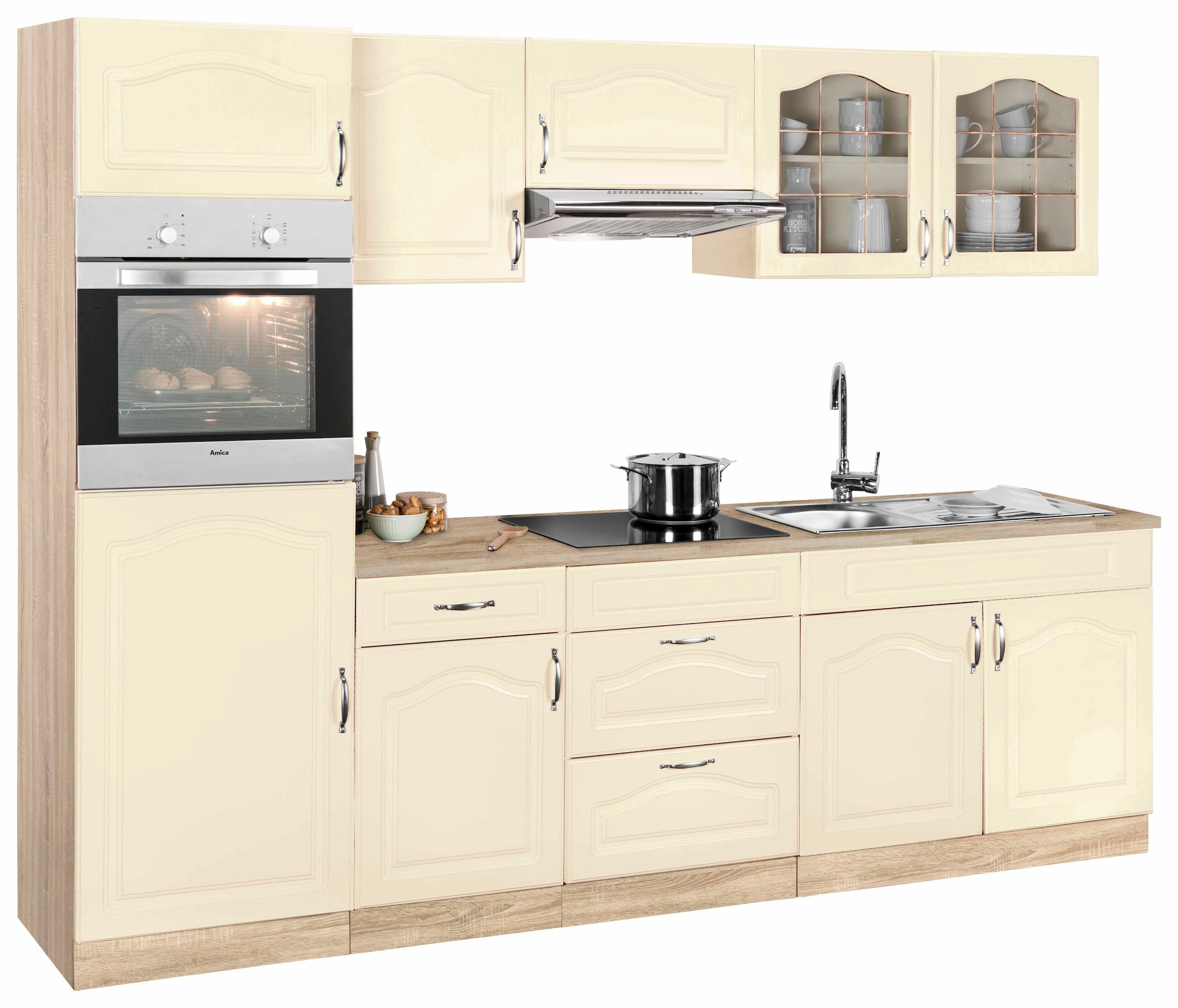 Image of wiho Küchen Küchenzeile »Linz«, ohne E-Geräte, Breite 270 cm bei Ackermann Versand Schweiz