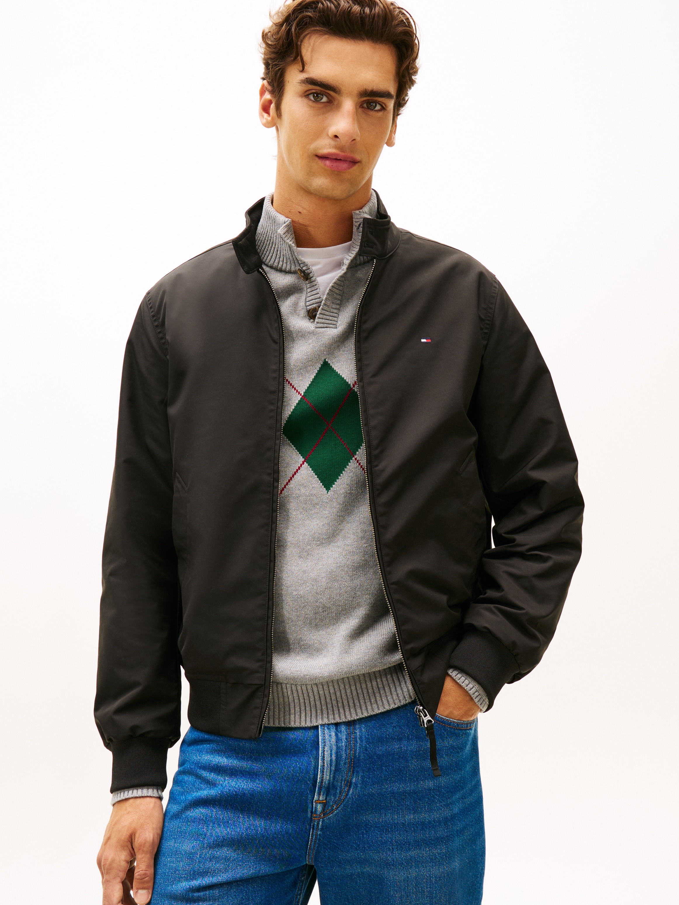 Image of Tommy Hilfiger Blouson "HARRINGTON JACKET" mit Seitentaschen