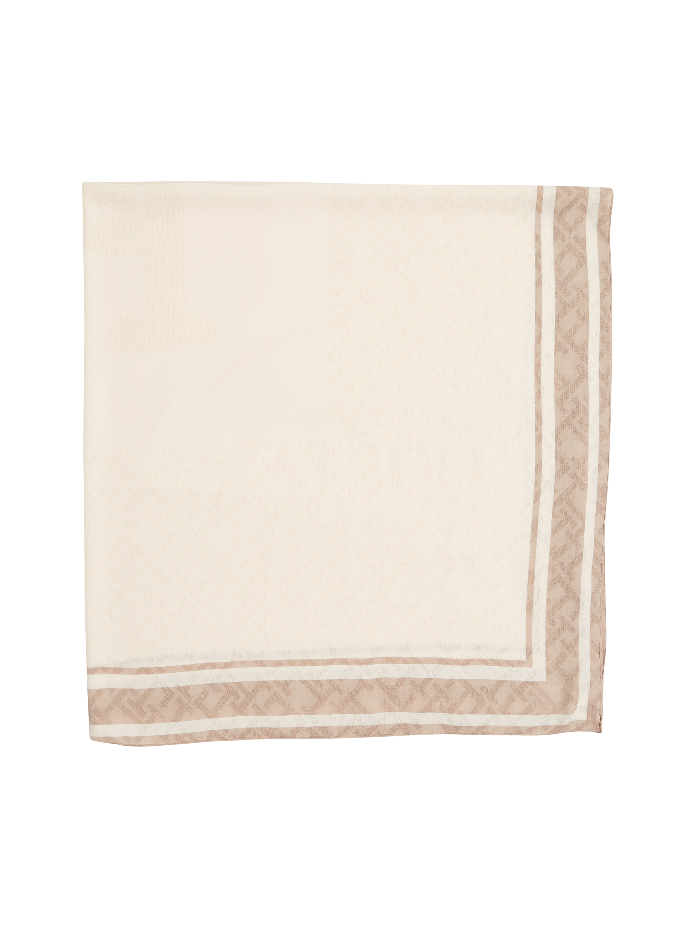 Tommy Hilfiger Halstuch »ELEVATED CHIC TEXTURE SQUARE«, Hochwertiges Seidengemisch, Streifendetails, Monogramprint
